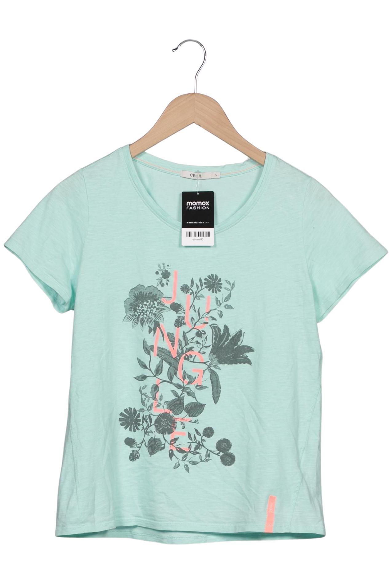 

Cecil Damen T-Shirt, türkis, Gr. 36