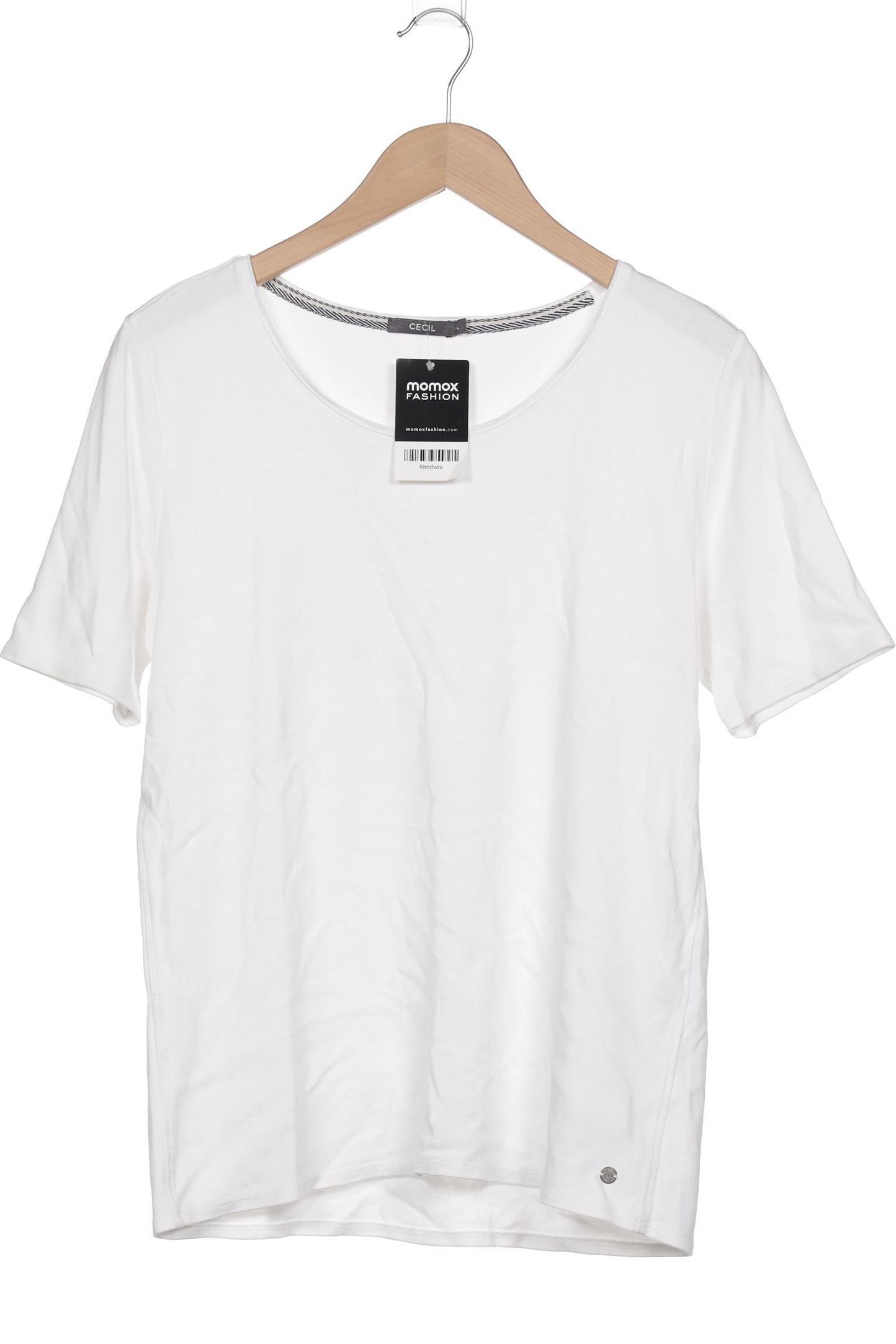 

Cecil Damen T-Shirt, weiß, Gr. 42