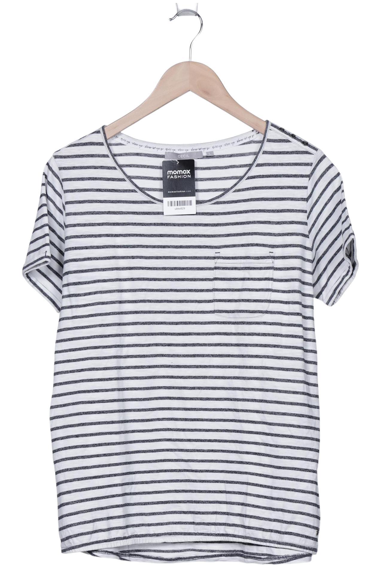 

Cecil Damen T-Shirt, weiß, Gr. 42