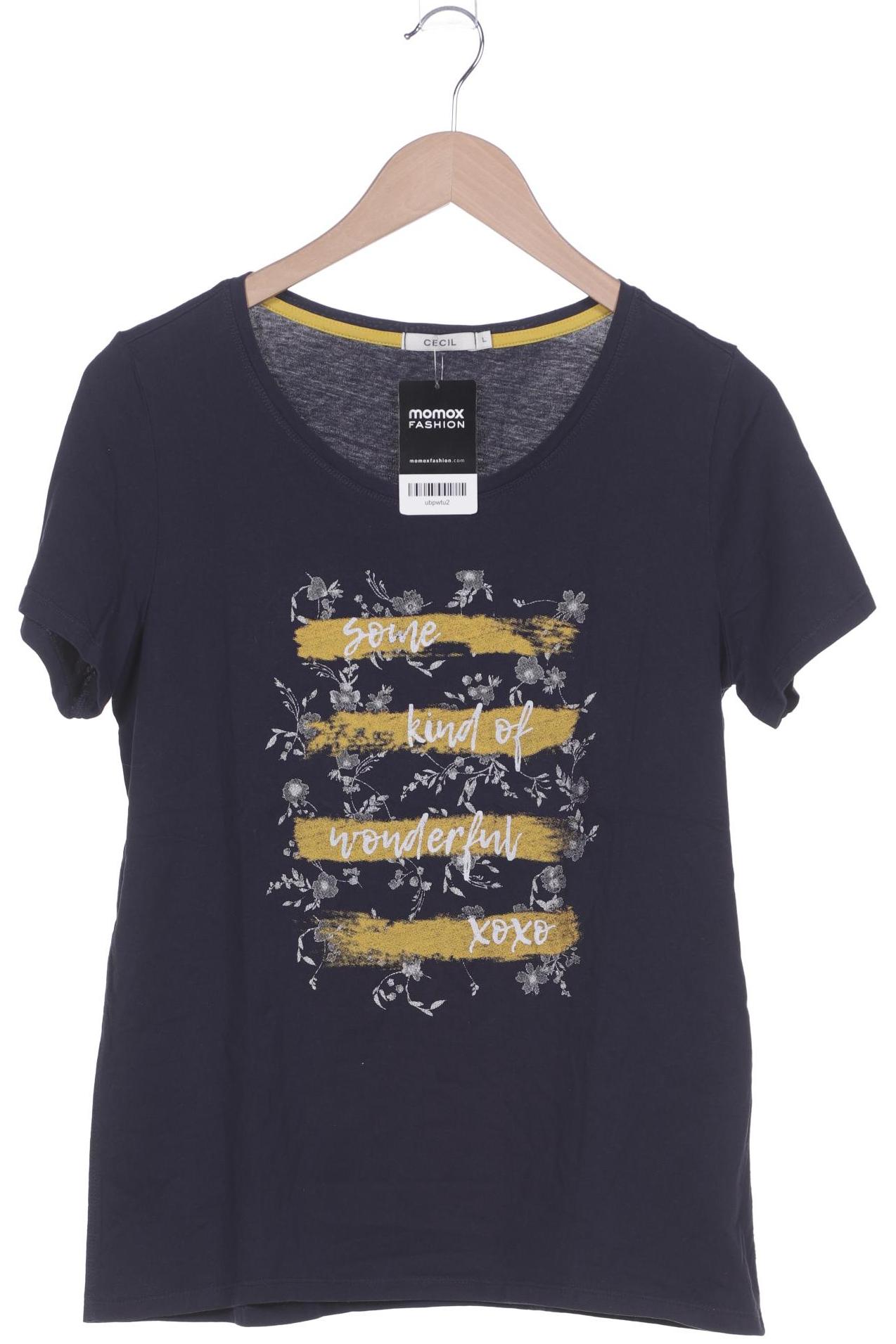 

CECIL Damen T-Shirt, marineblau