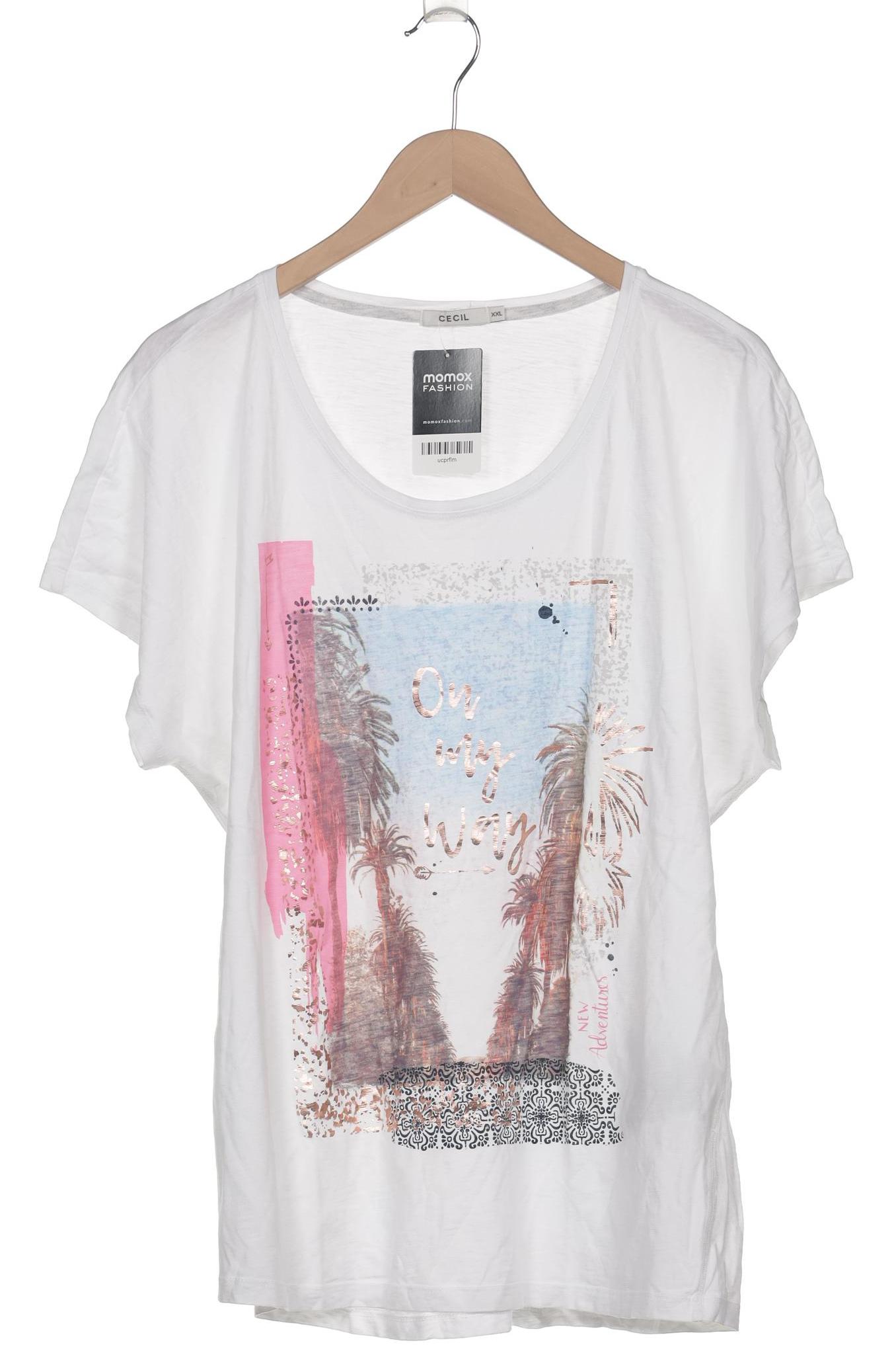 

Cecil Damen T-Shirt, weiß, Gr. 46