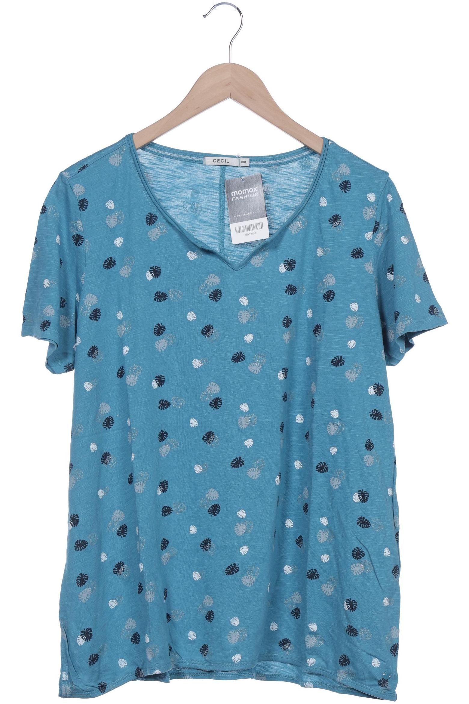 

Cecil Damen T-Shirt, blau, Gr. 46