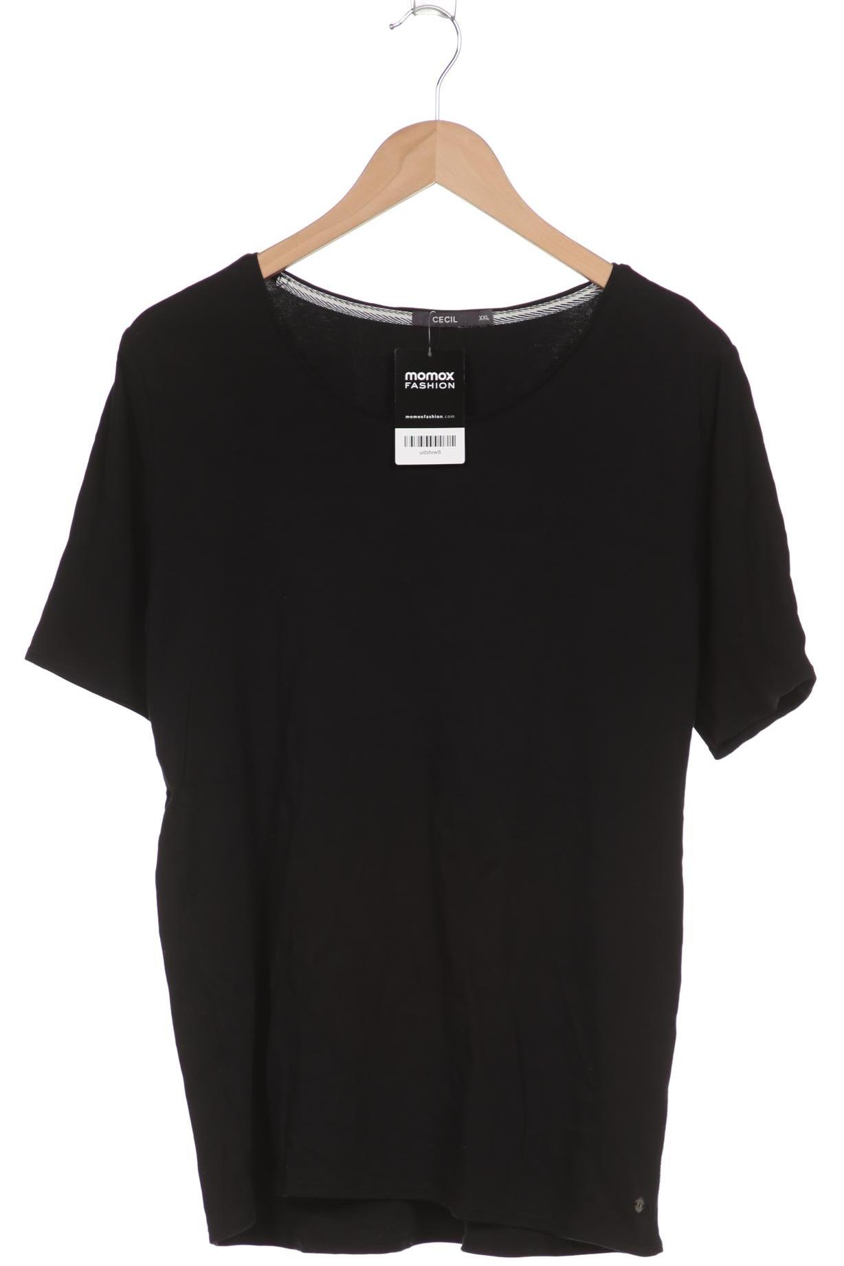 

Cecil Damen T-Shirt, schwarz, Gr. 46