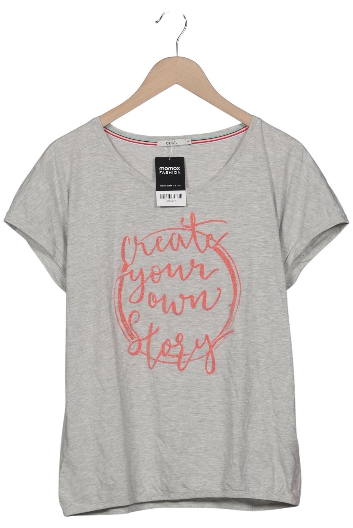 

Cecil Damen T-Shirt, grau, Gr. 38
