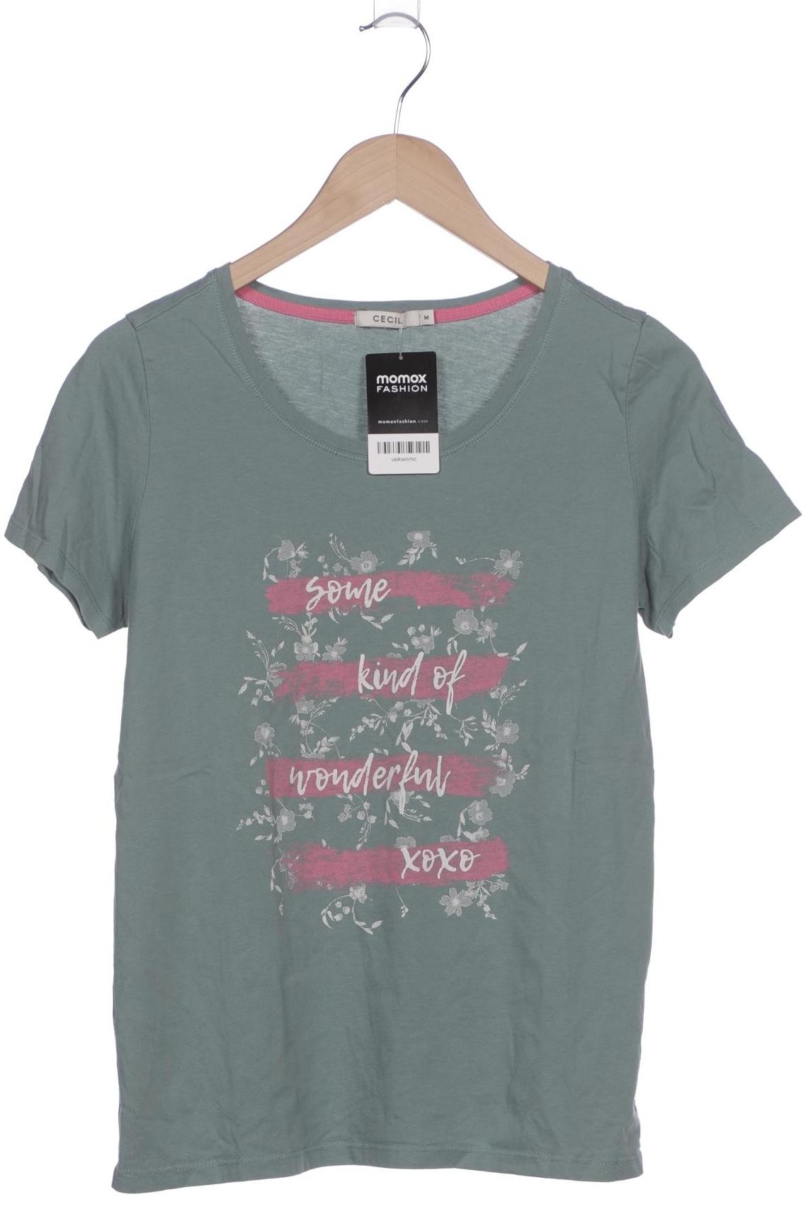 

Cecil Damen T-Shirt, hellgrün, Gr. 38