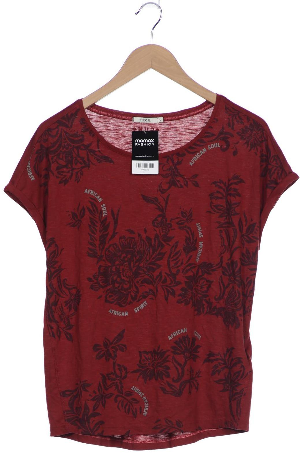 

Cecil Damen T-Shirt, bordeaux, Gr. 36