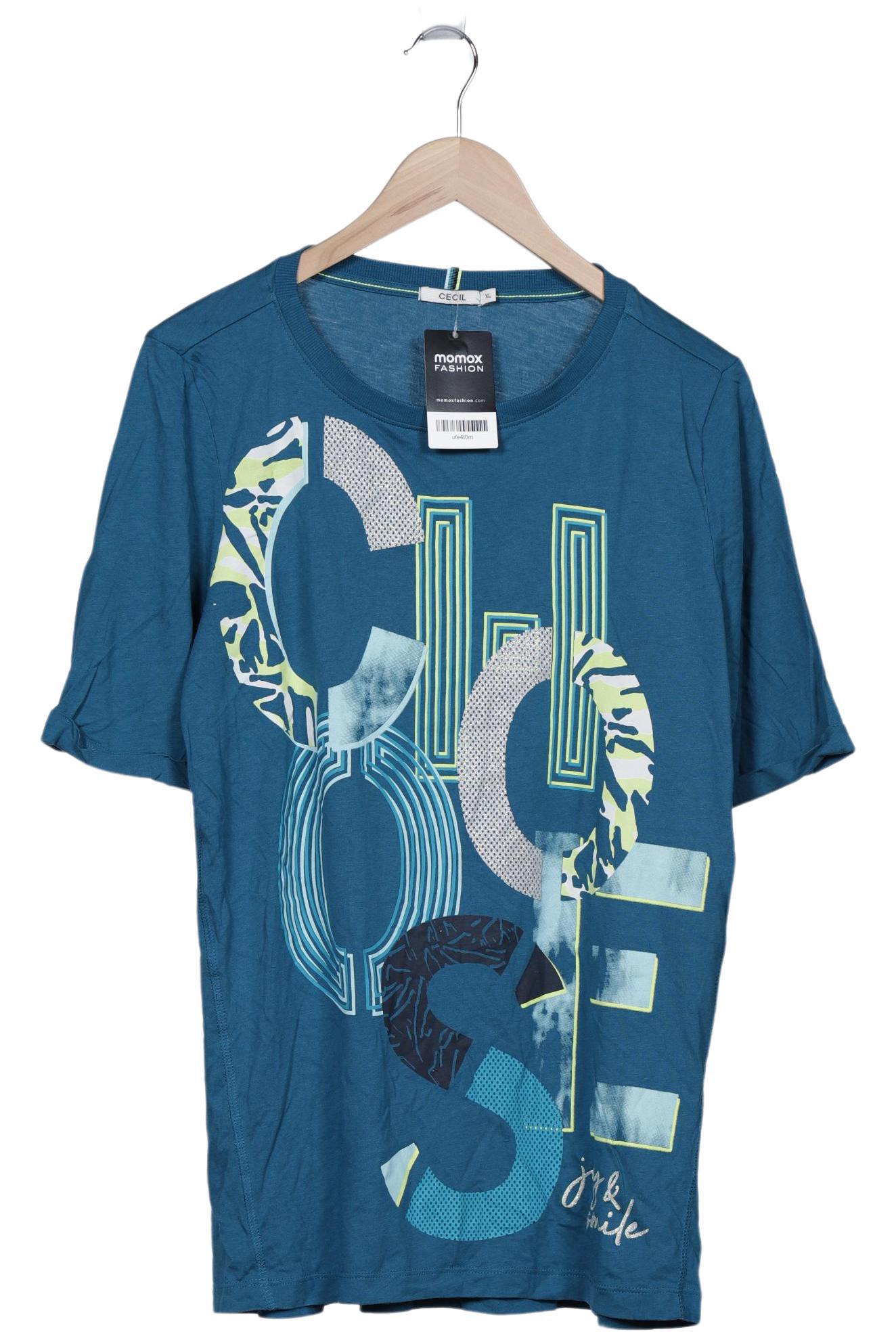 

Cecil Damen T-Shirt, türkis, Gr. 44