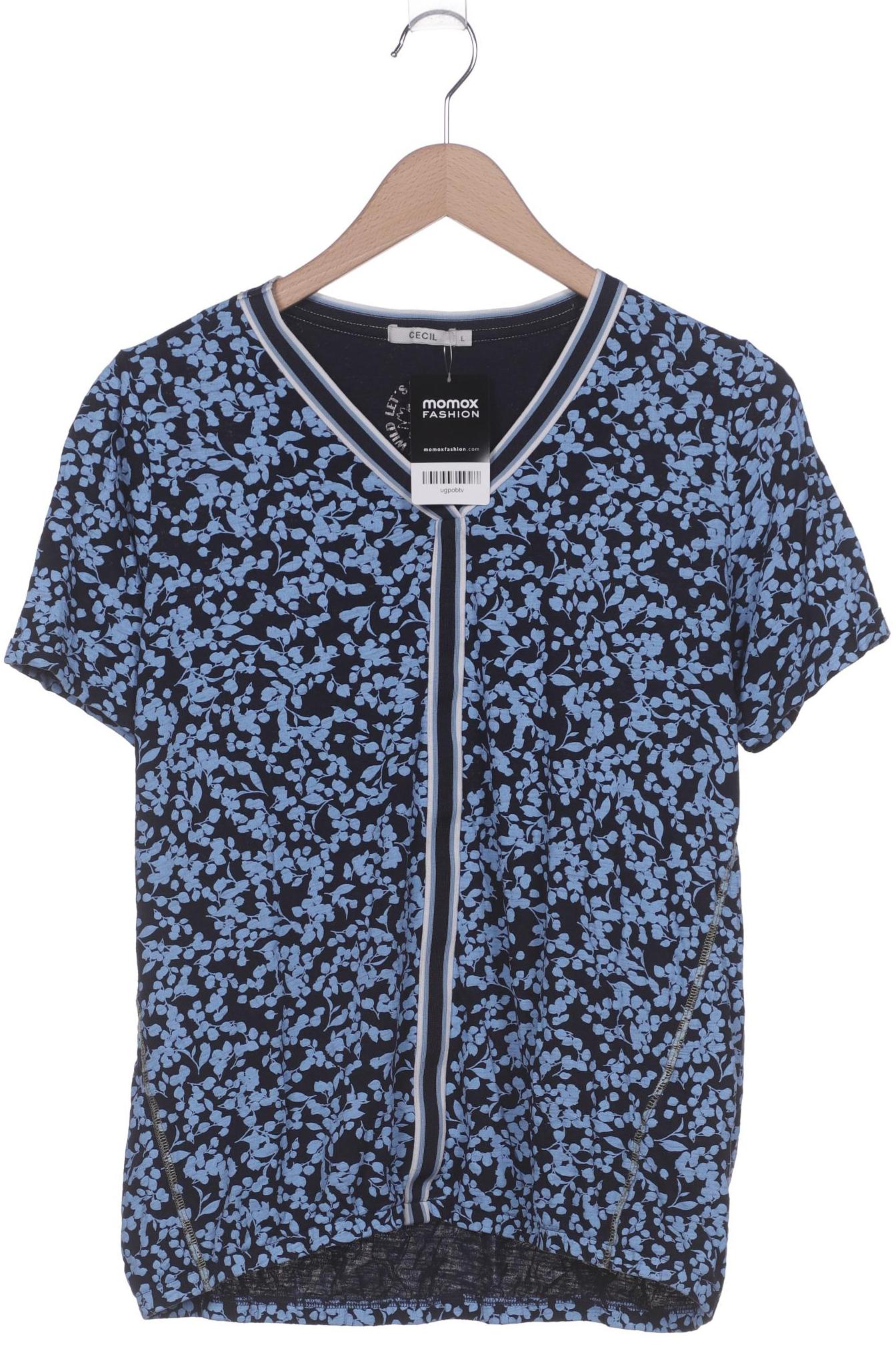 

Cecil Damen T-Shirt, blau, Gr. 42
