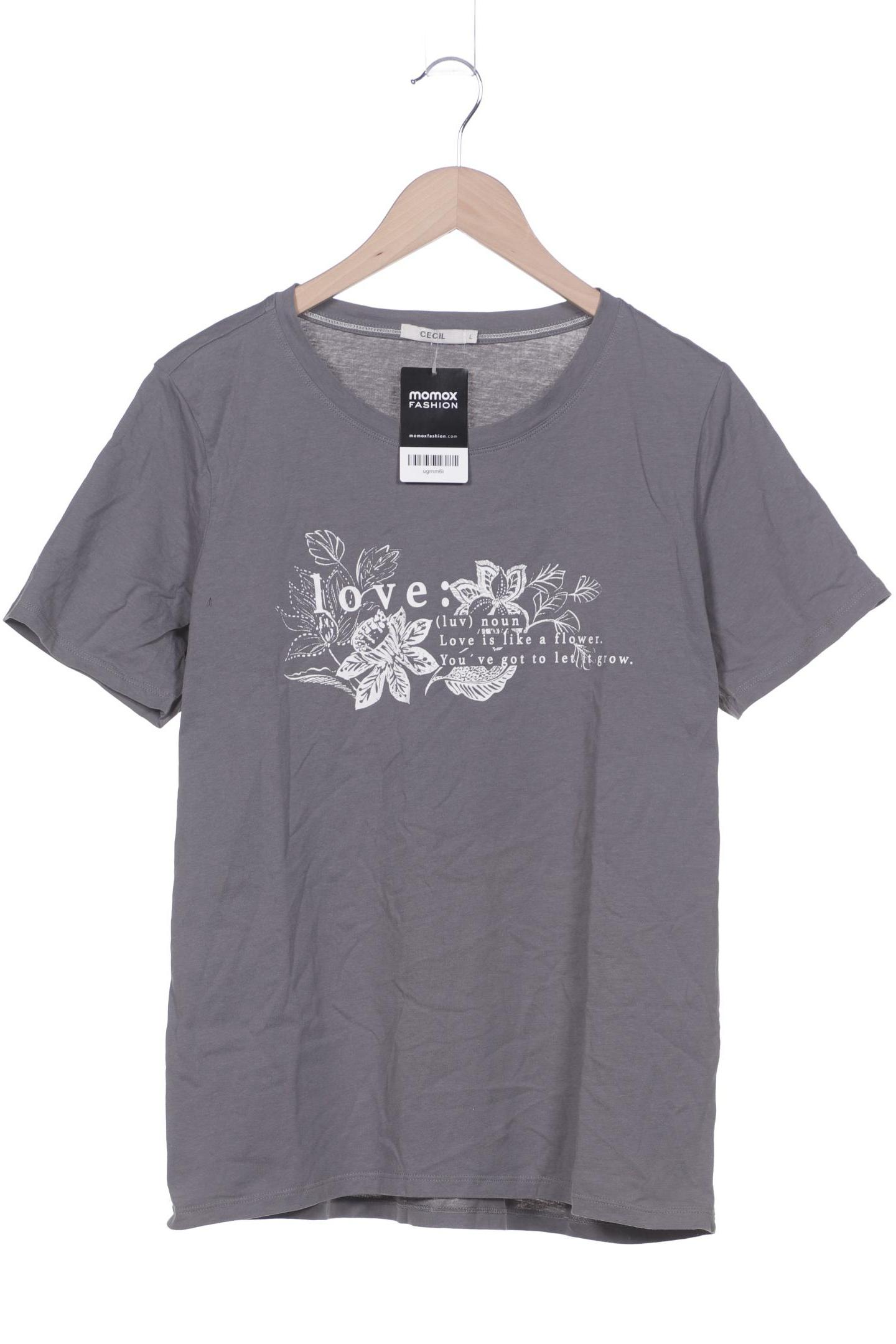 

Cecil Damen T-Shirt, grau, Gr. 42