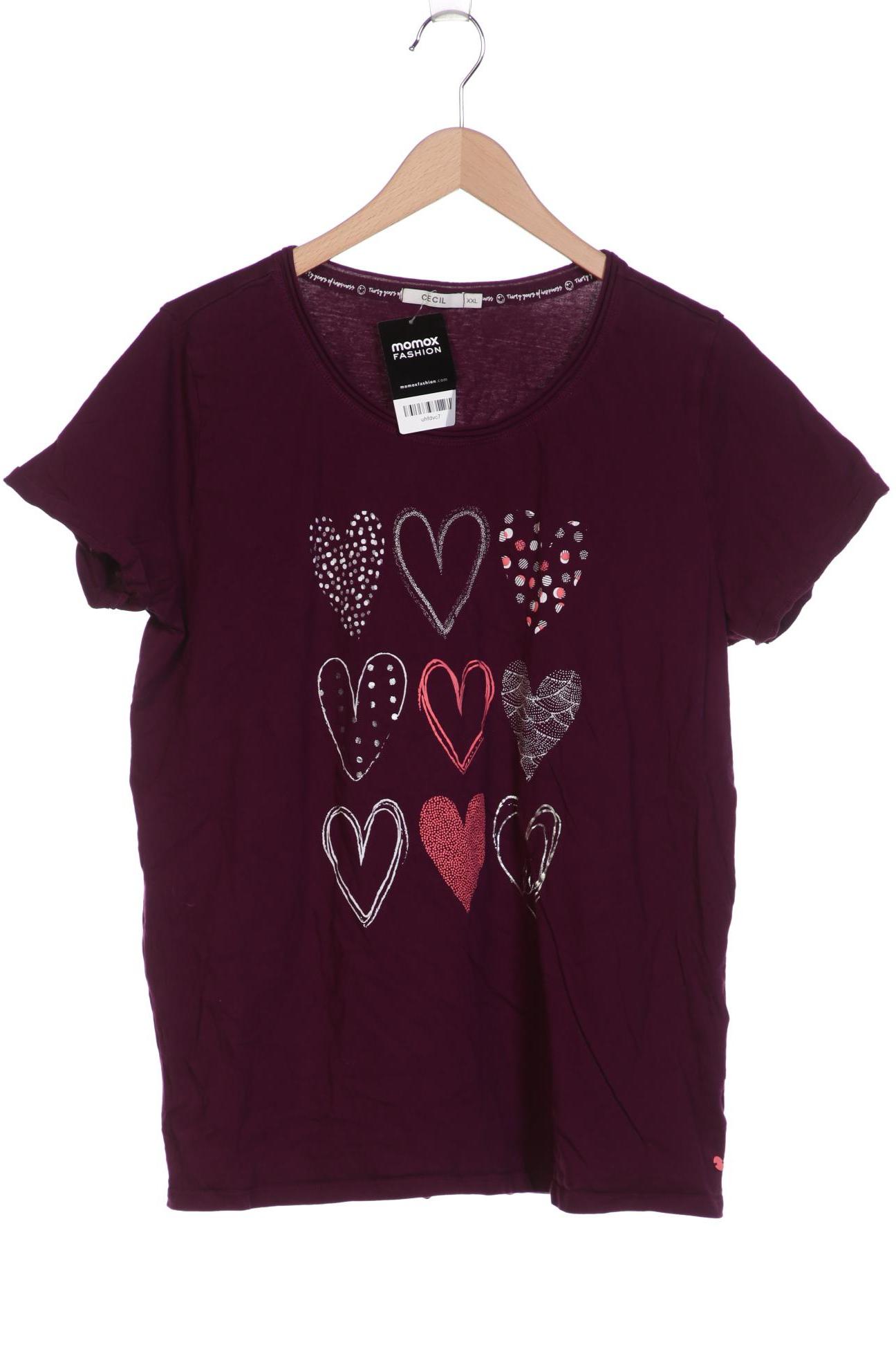

Cecil Damen T-Shirt, flieder, Gr. 46