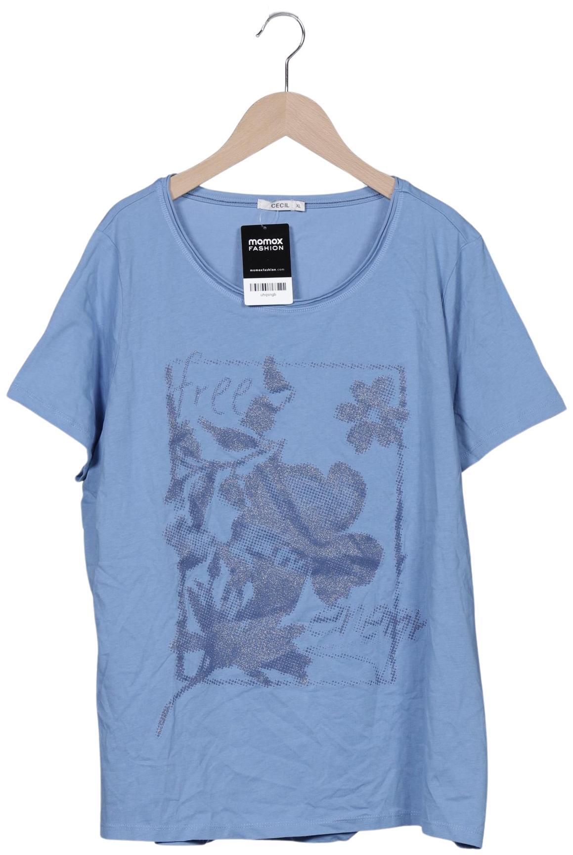 

Cecil Damen T-Shirt, blau, Gr. 44