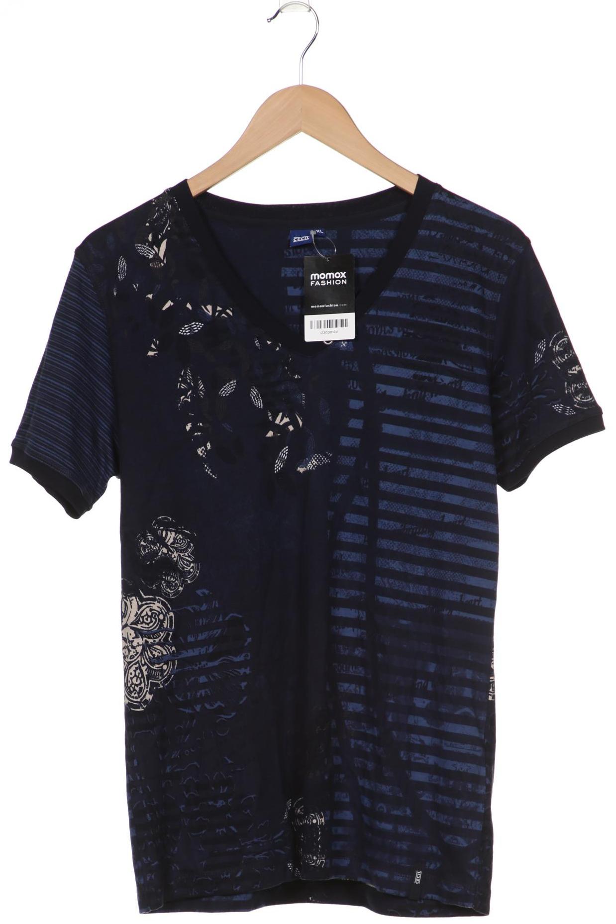 

CECIL Damen T-Shirt, marineblau