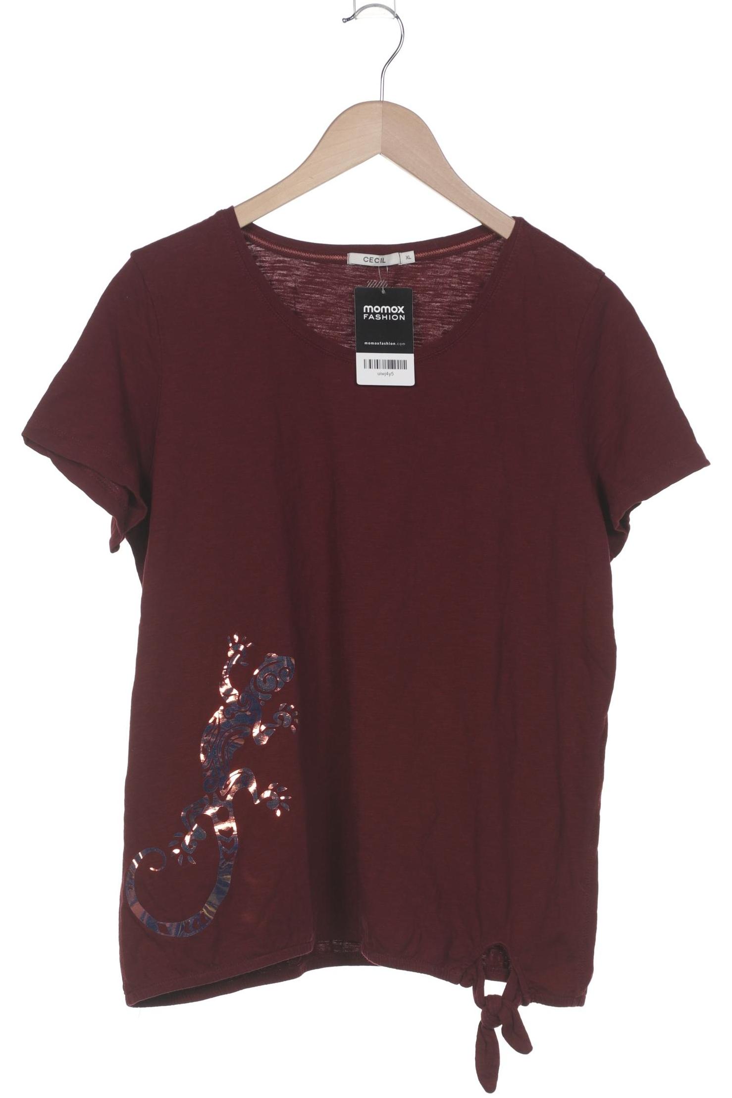 

Cecil Damen T-Shirt, bordeaux, Gr. 44