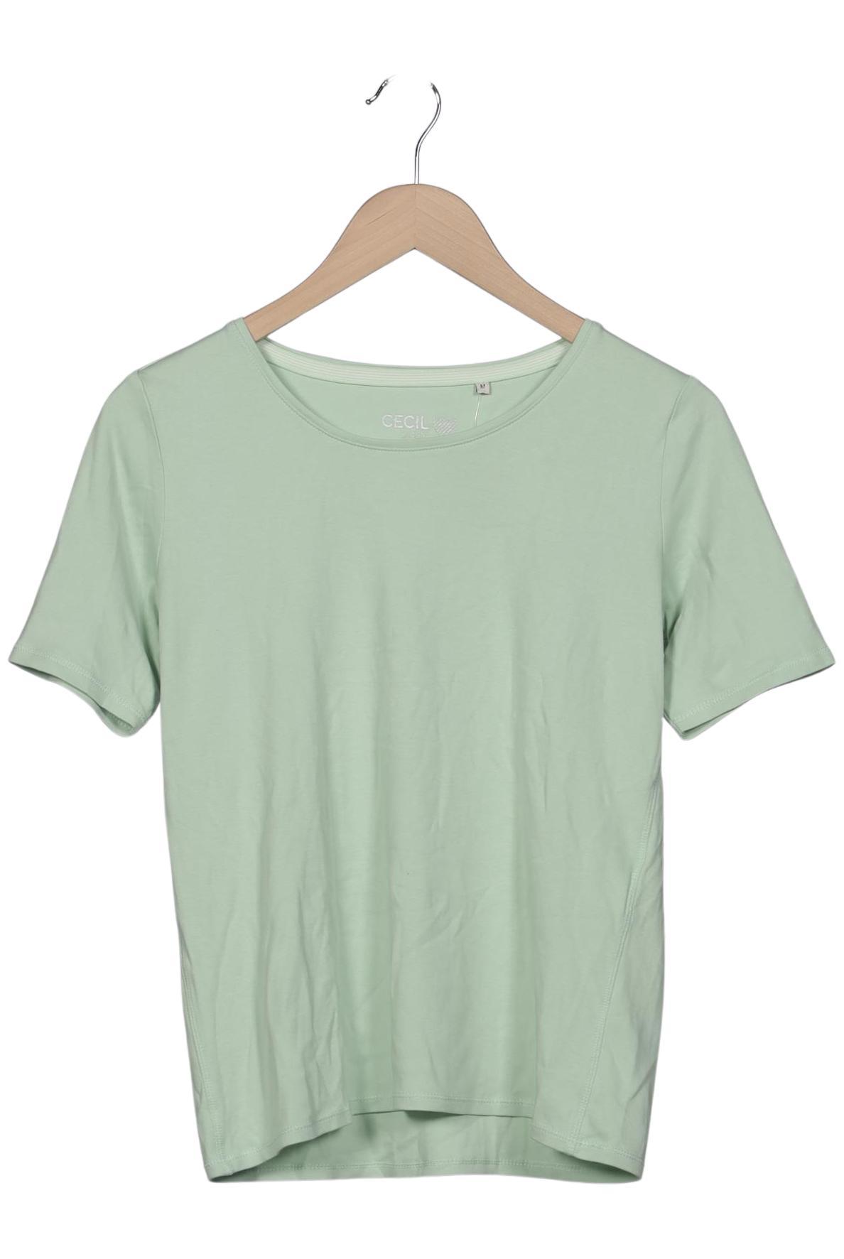 

Cecil Damen T-Shirt, hellgrün, Gr. 38