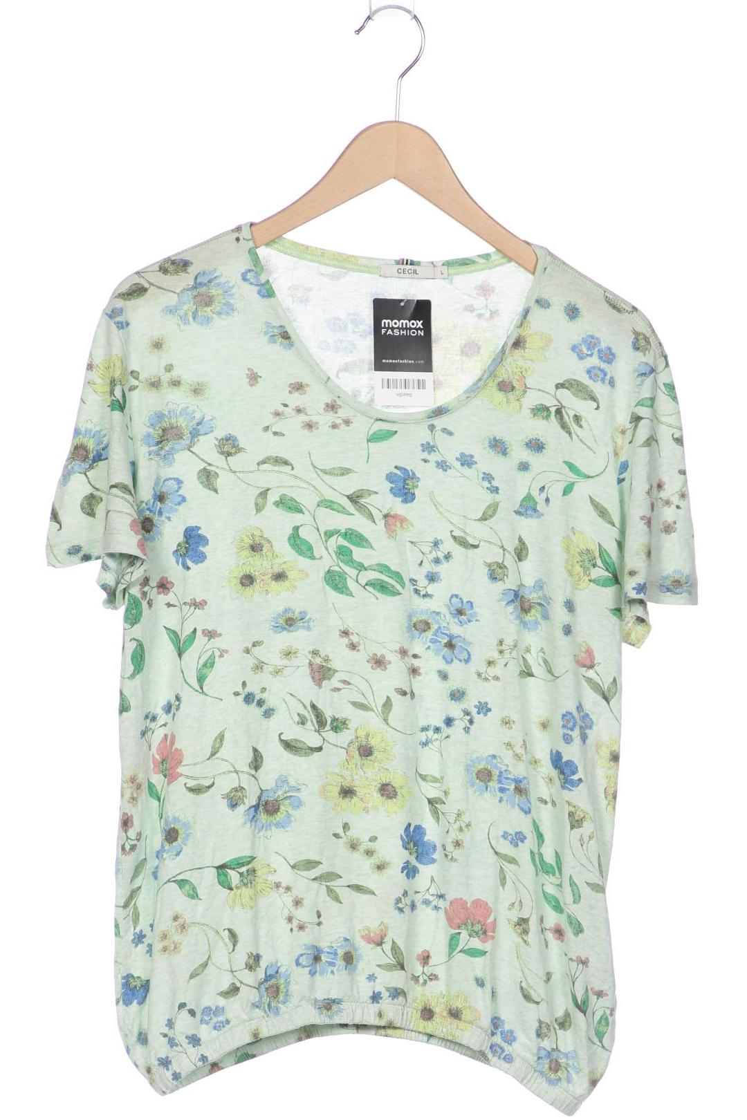 

CECIL Damen T-Shirt, hellgrün