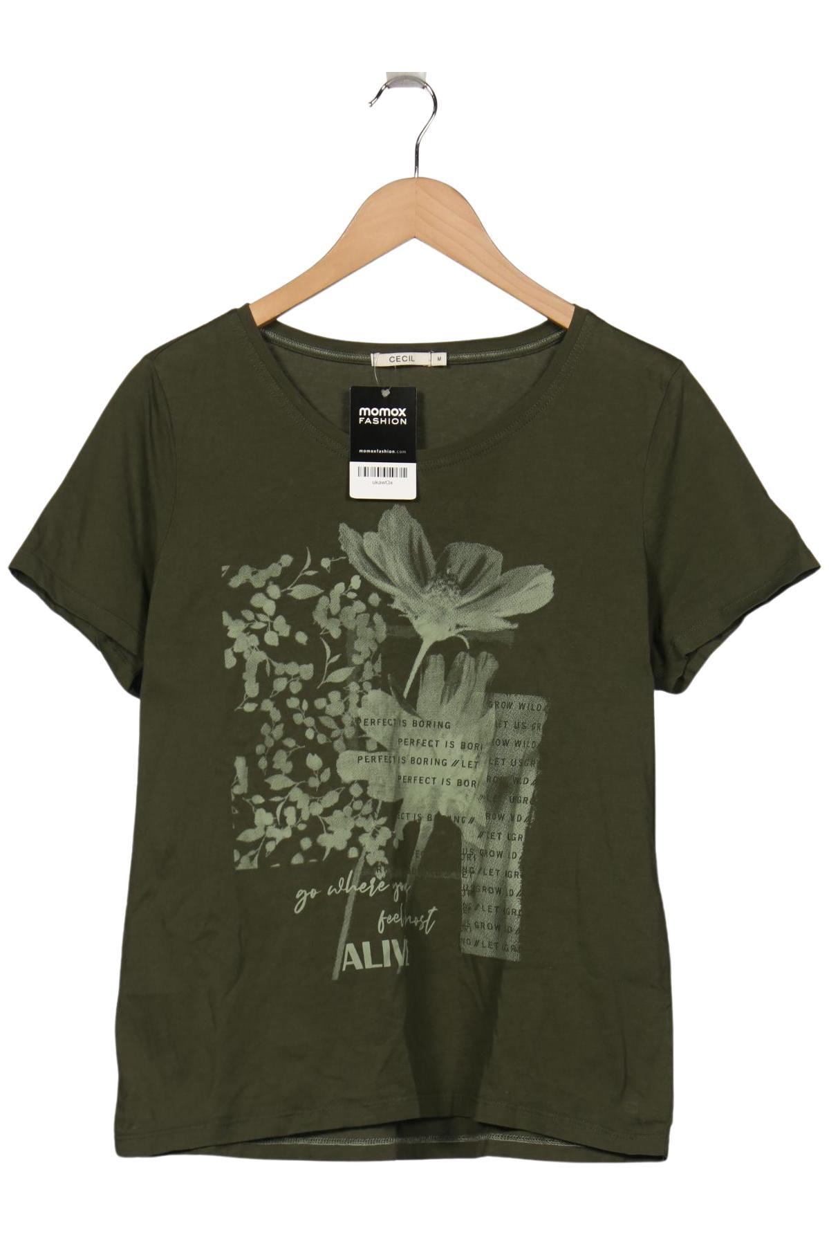 

Cecil Damen T-Shirt, grün, Gr. 38