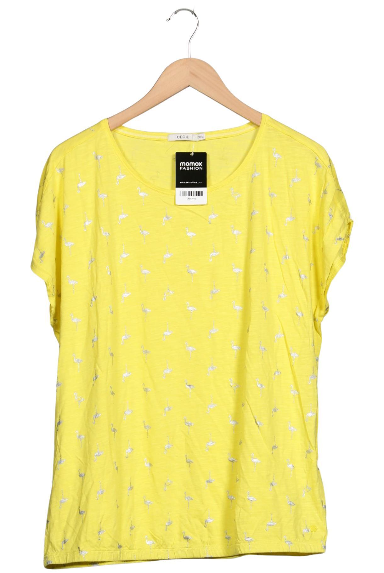 

Cecil Damen T-Shirt, gelb, Gr. 46