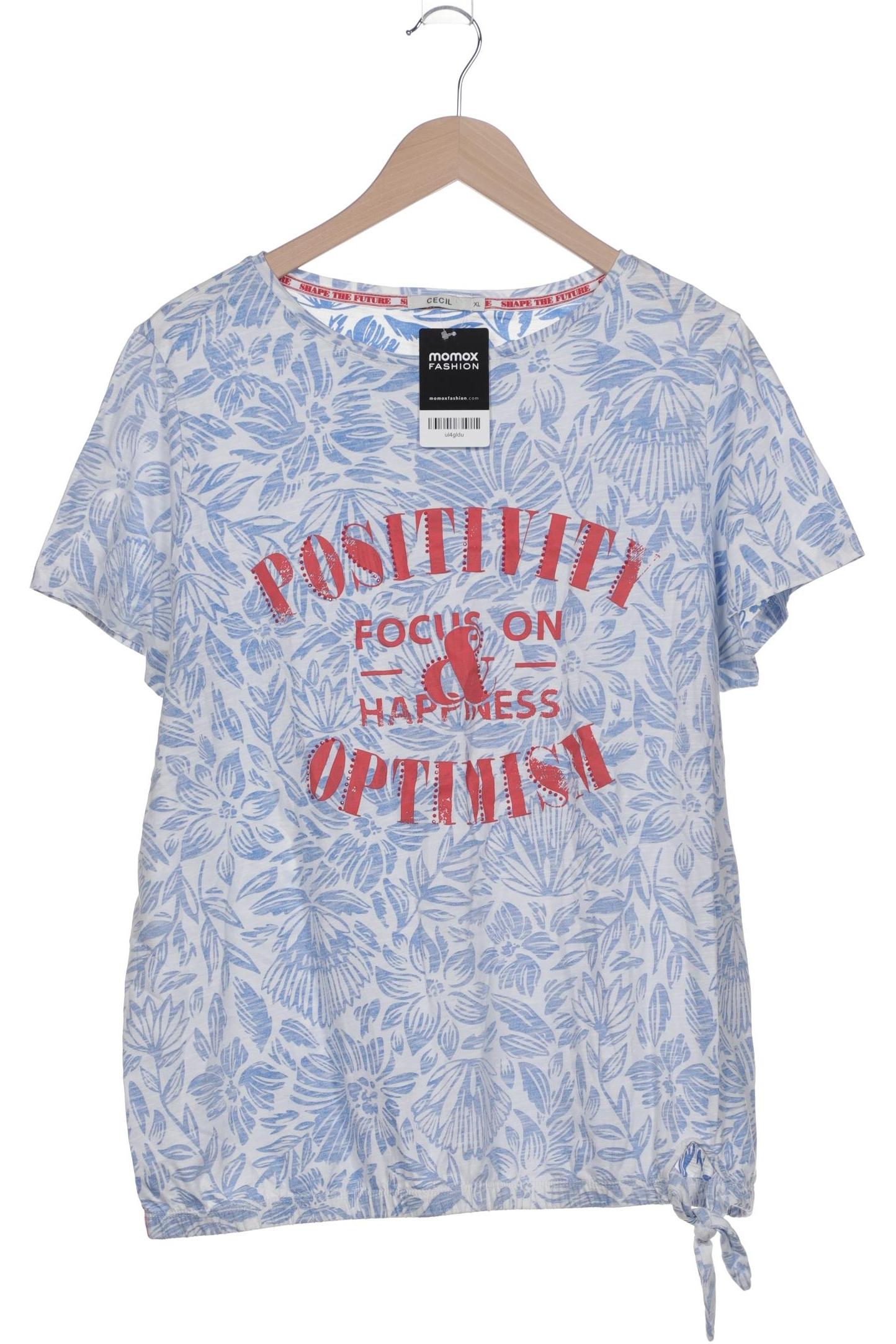 

Cecil Damen T-Shirt, blau, Gr. 44