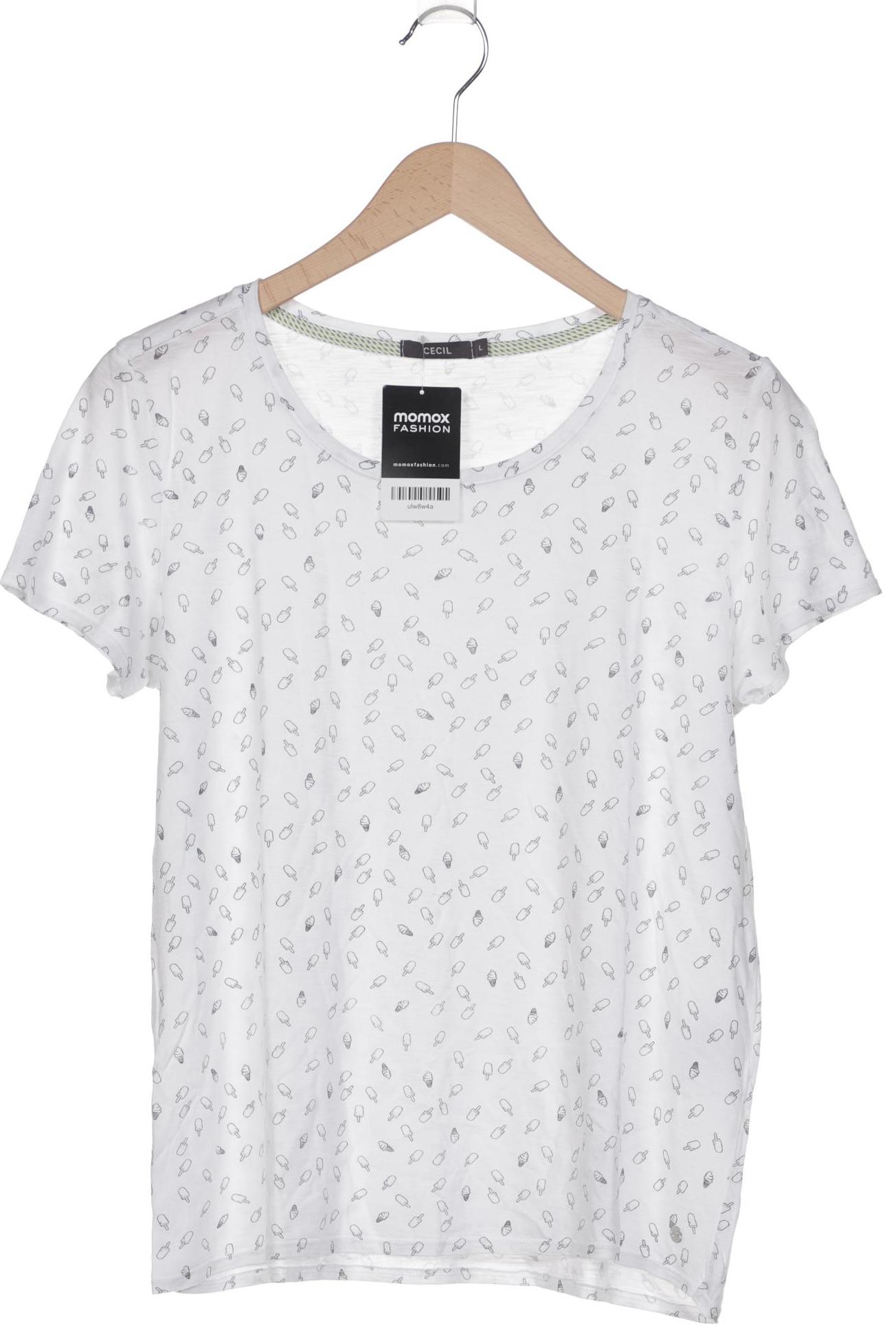 

Cecil Damen T-Shirt, weiß, Gr. 42
