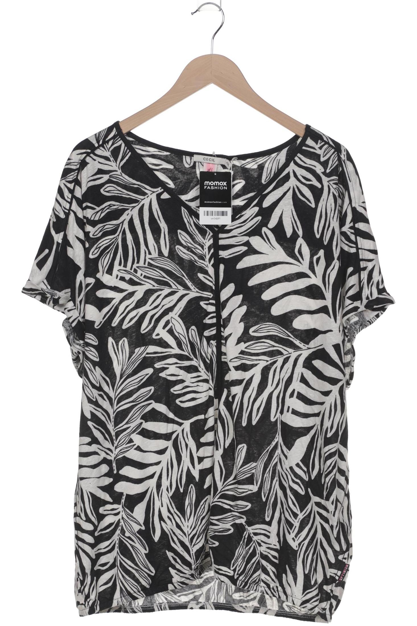 

Cecil Damen T-Shirt, schwarz, Gr. 46