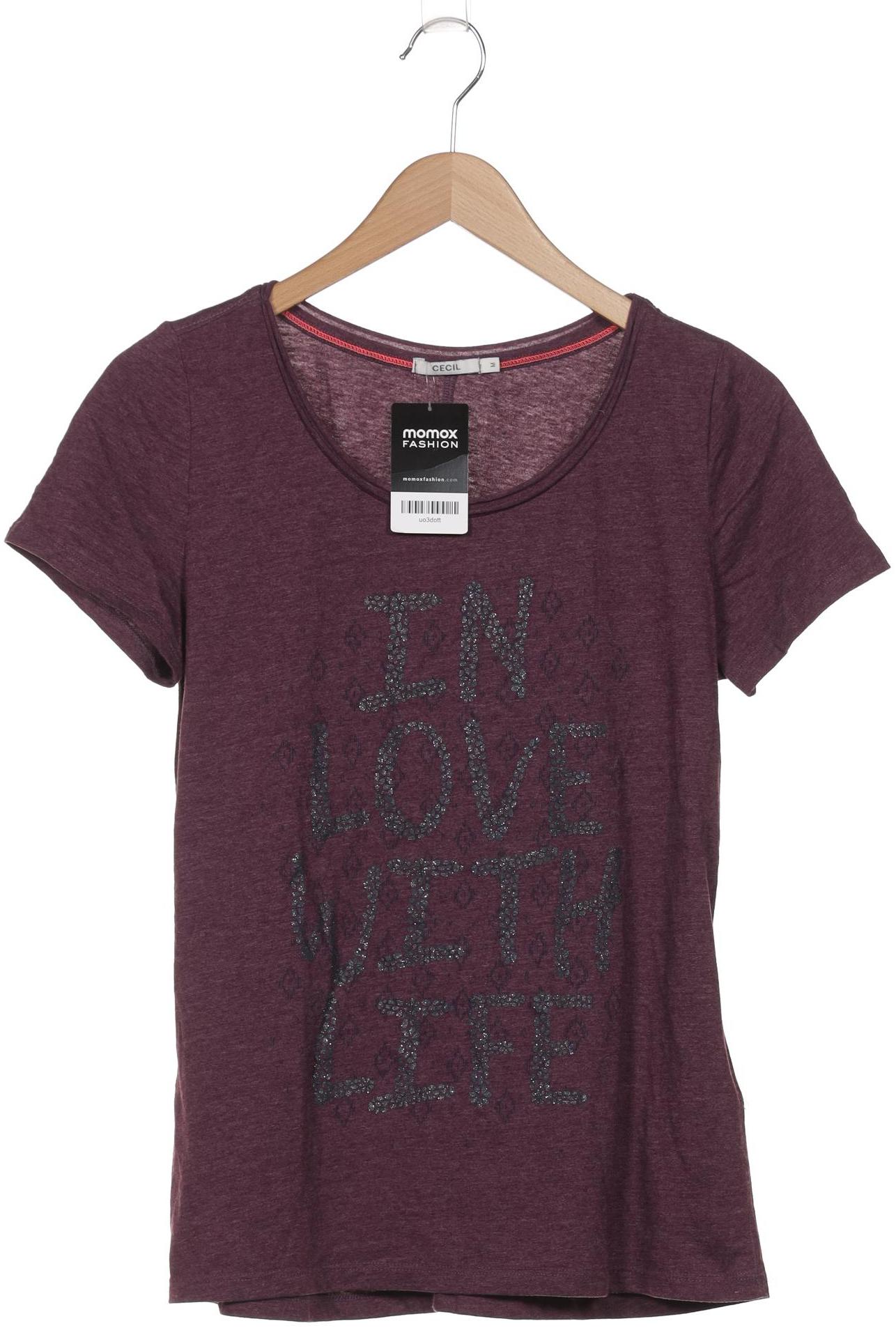 

Cecil Damen T-Shirt, flieder, Gr. 38