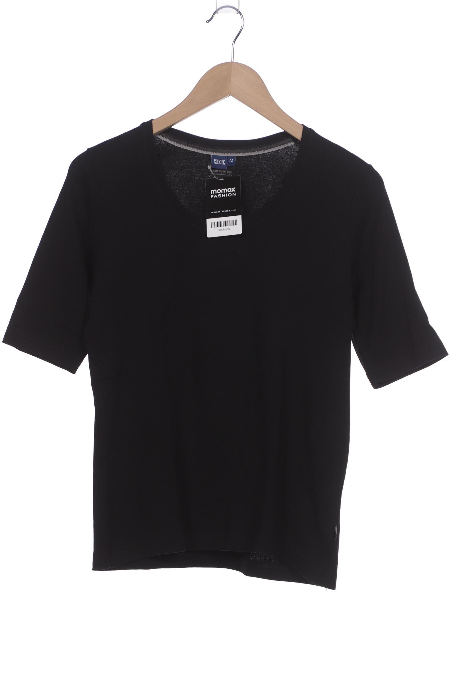 

Cecil Damen T-Shirt, schwarz, Gr. 38