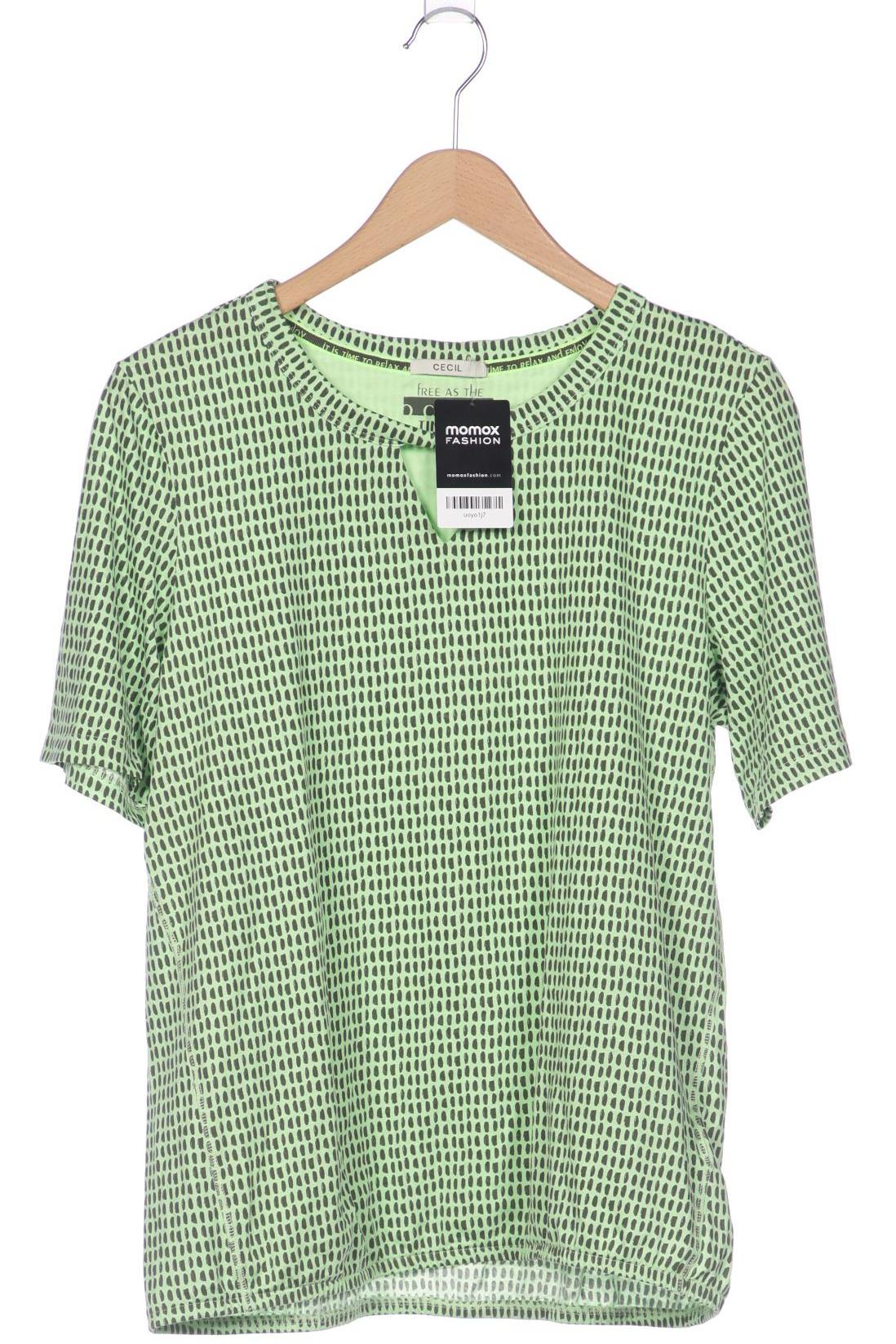 

Cecil Damen T-Shirt, hellgrün, Gr. 44