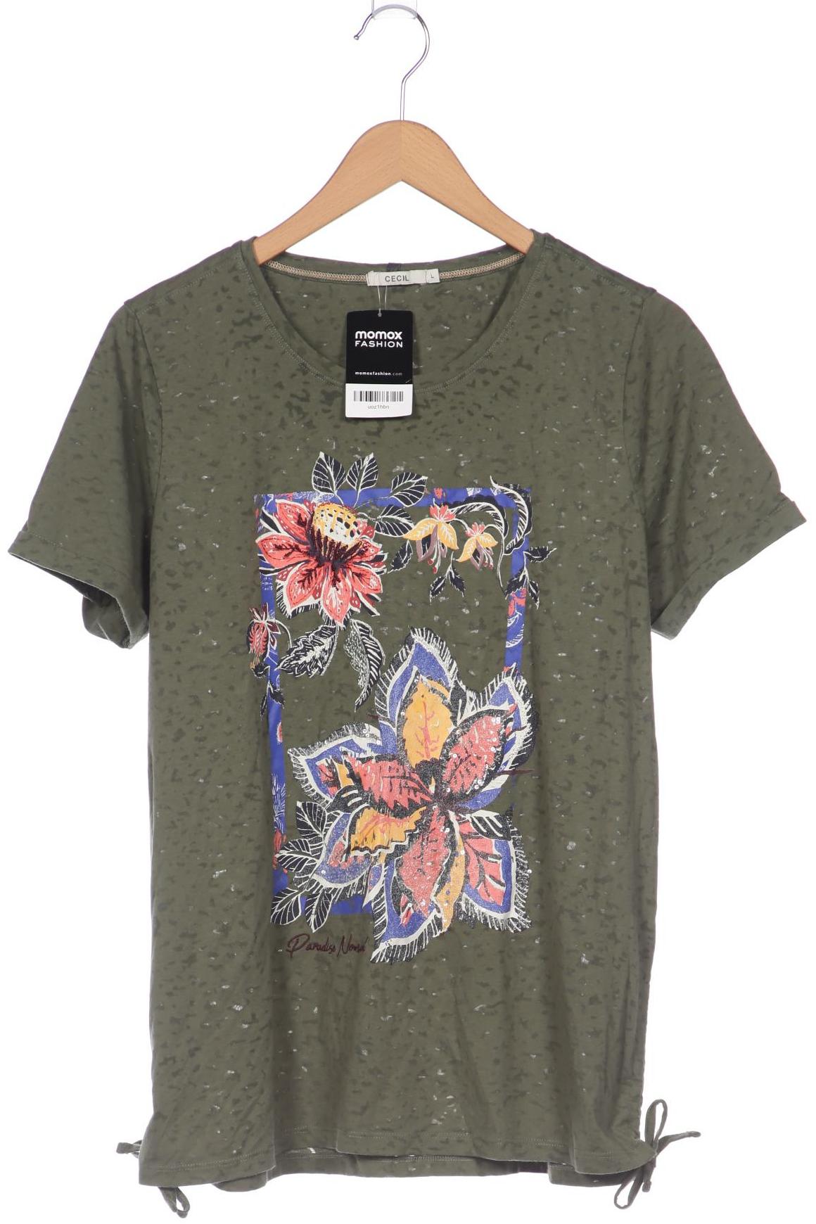 

Cecil Damen T-Shirt, grün, Gr. 42