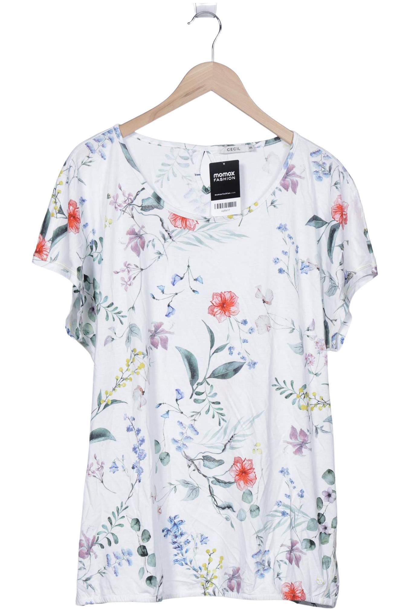 

Cecil Damen T-Shirt, weiß, Gr. 46