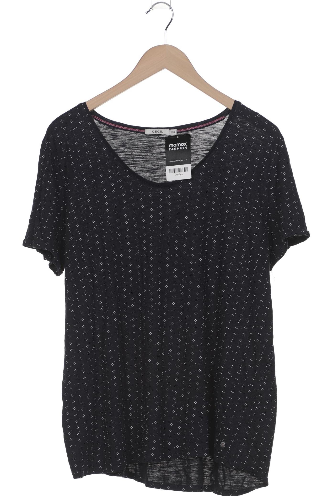 

Cecil Damen T-Shirt, marineblau, Gr. 46