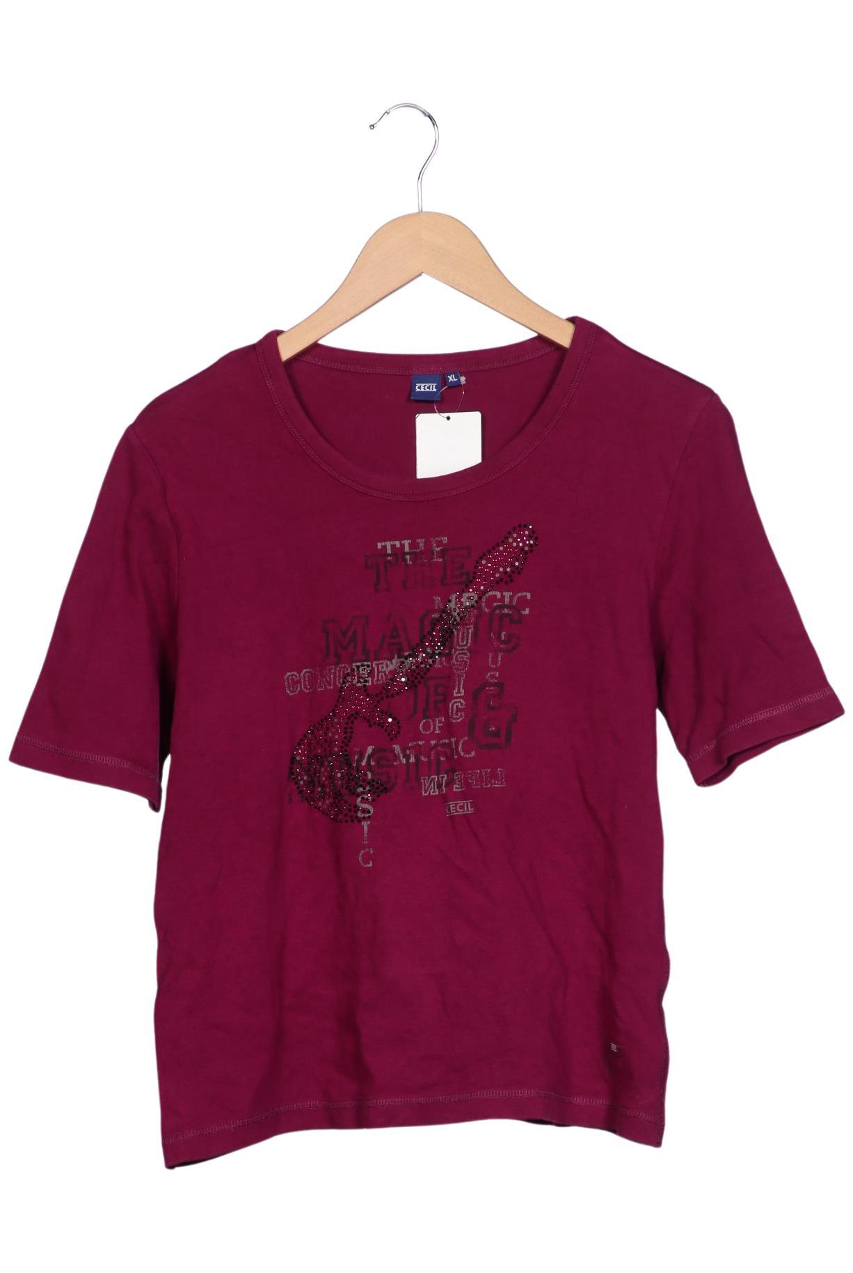 

Cecil Damen T-Shirt, bordeaux, Gr. 44