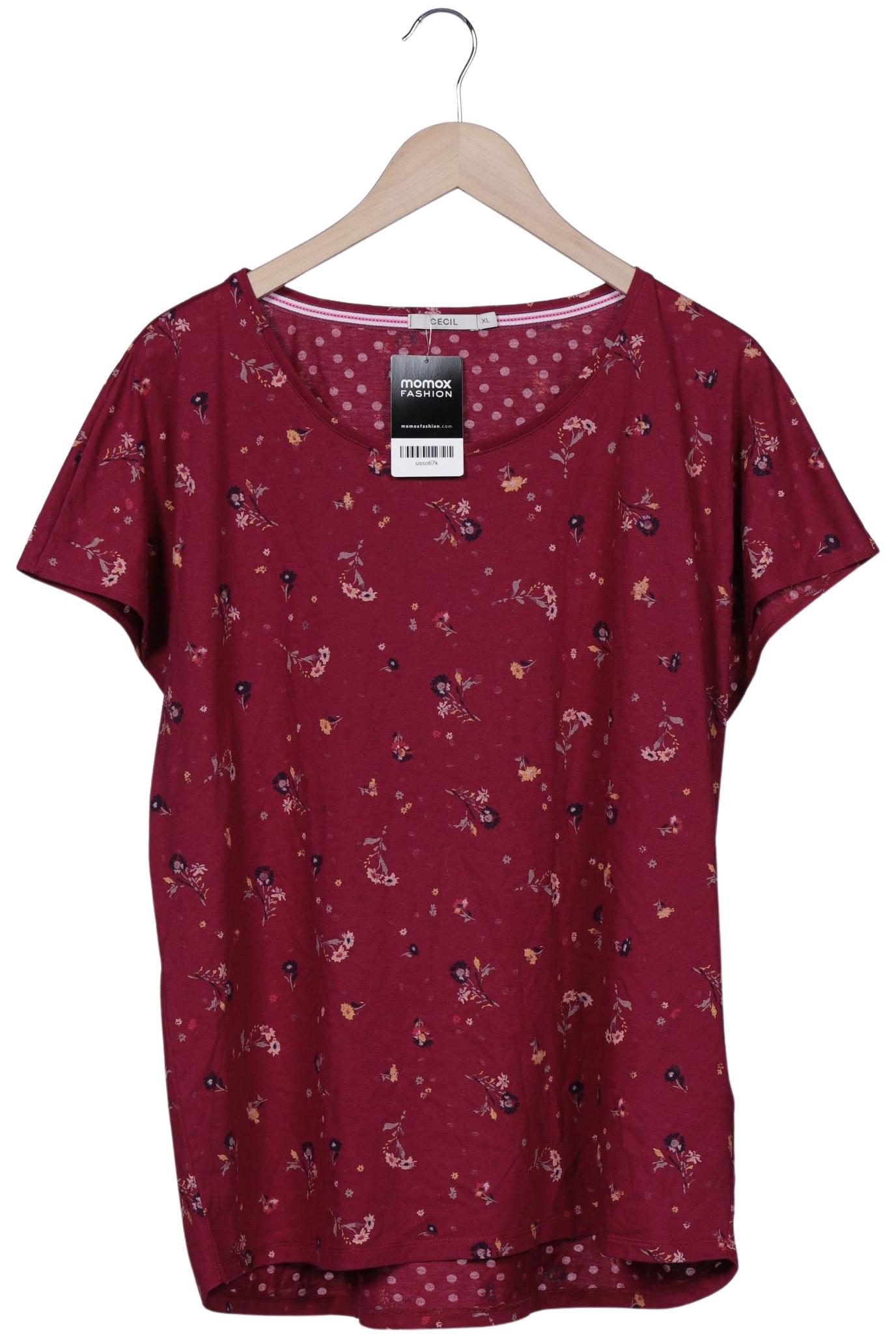 

Cecil Damen T-Shirt, bordeaux, Gr. 44