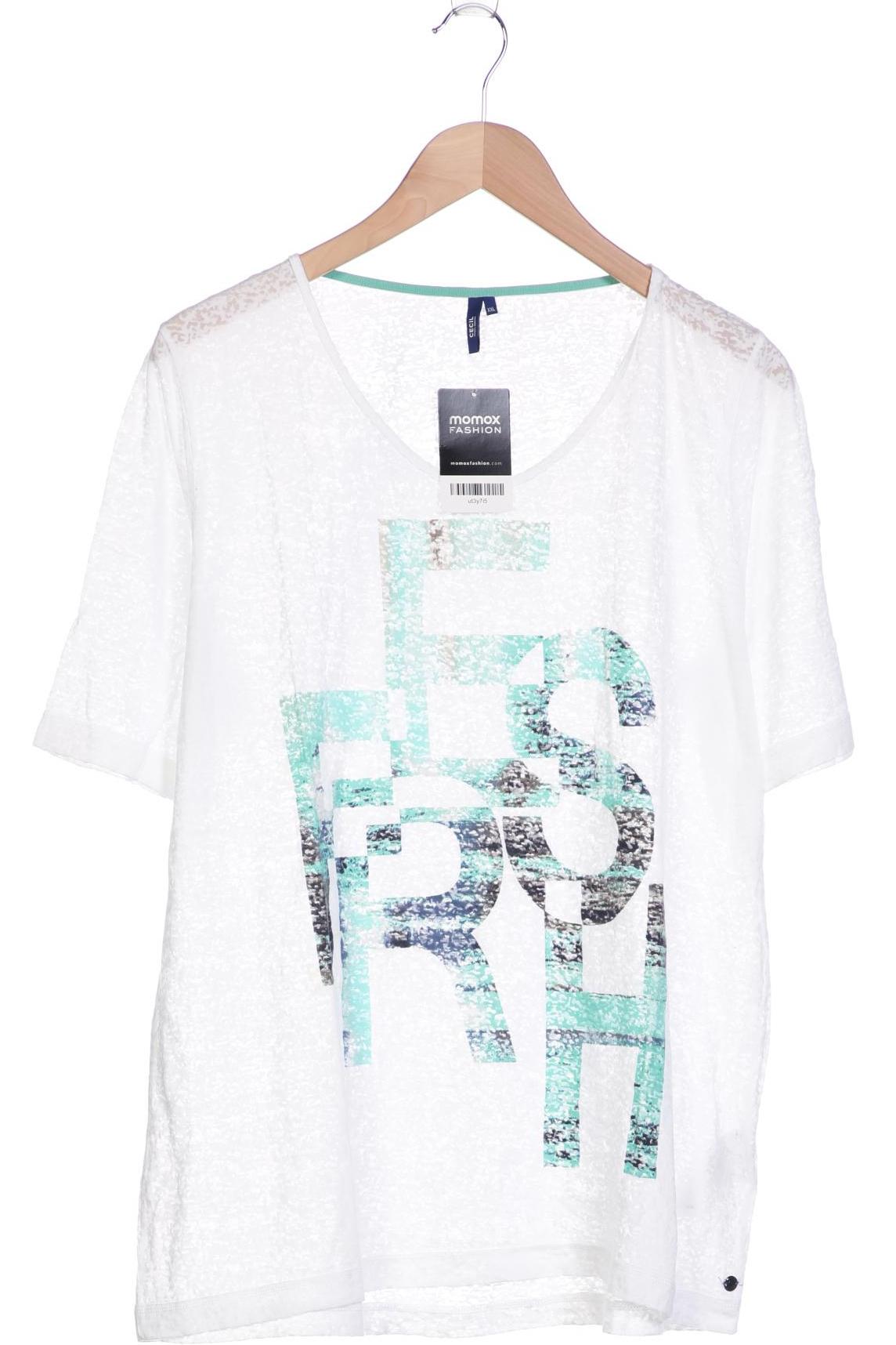 

CECIL Damen T-Shirt, weiß
