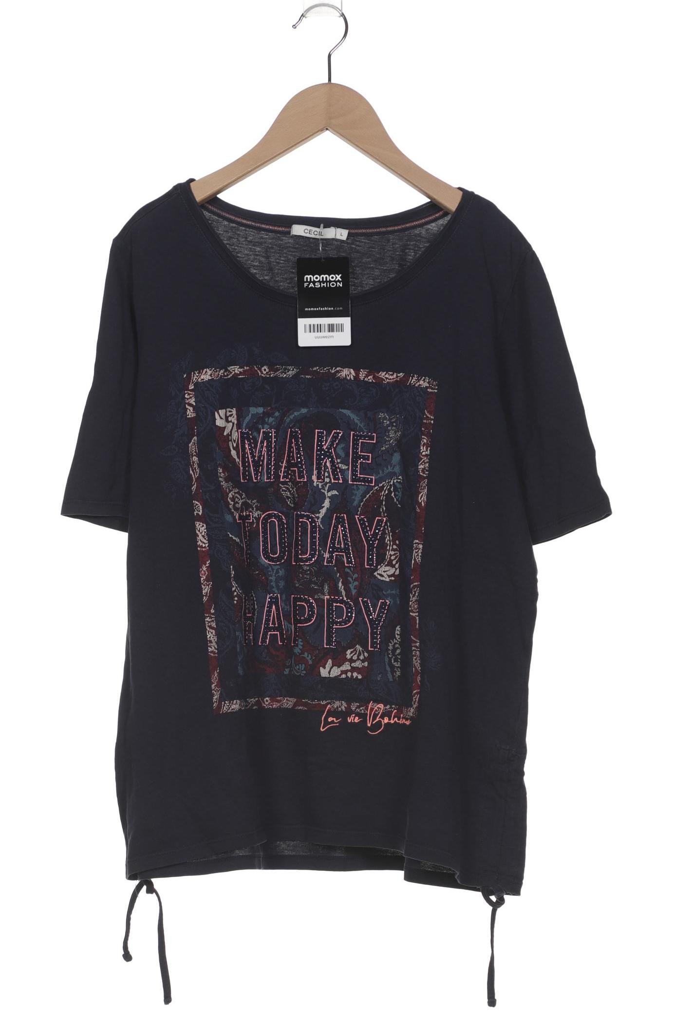 

Cecil Damen T-Shirt, marineblau, Gr. 42