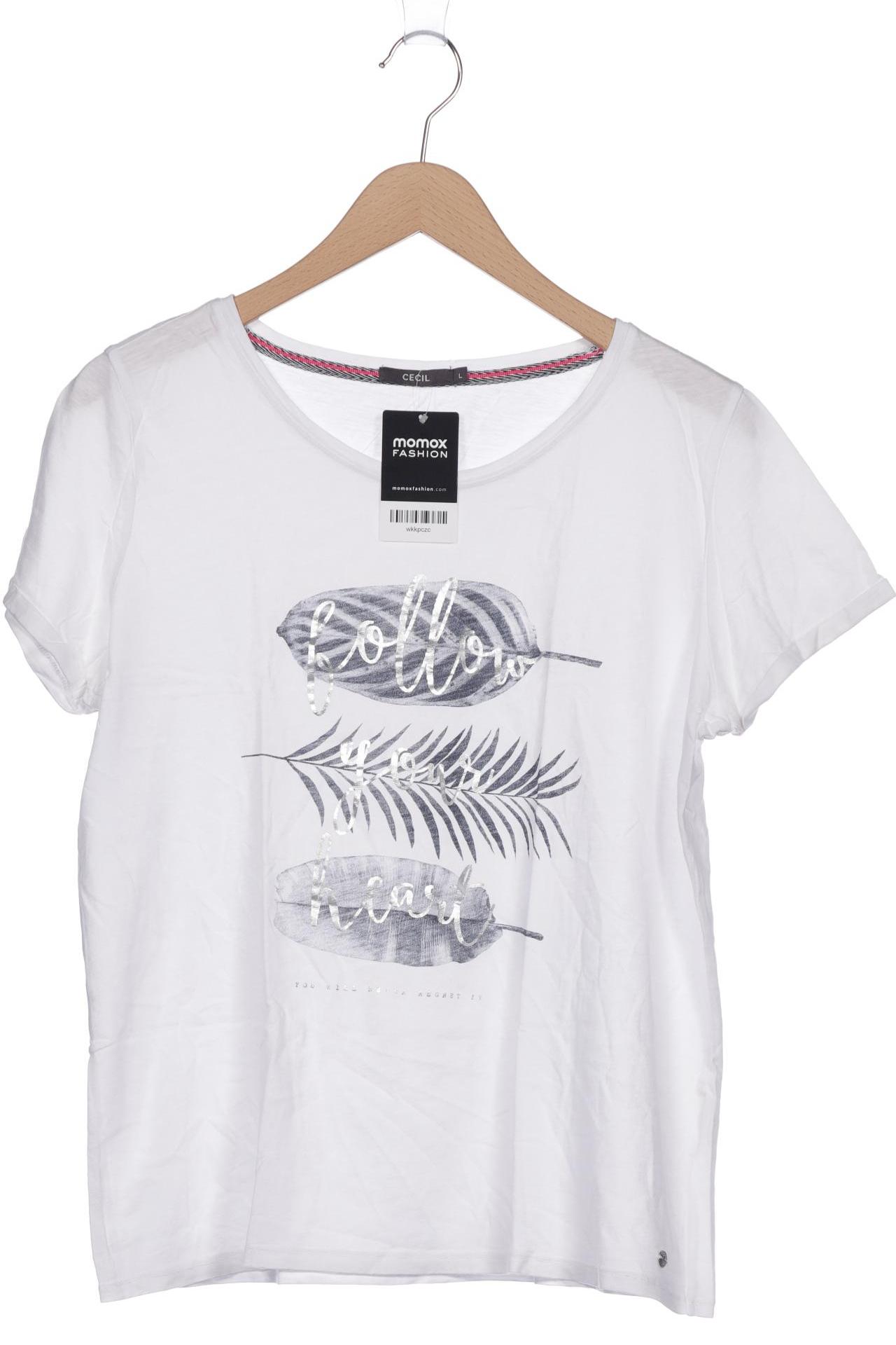 

CECIL Damen T-Shirt, weiß
