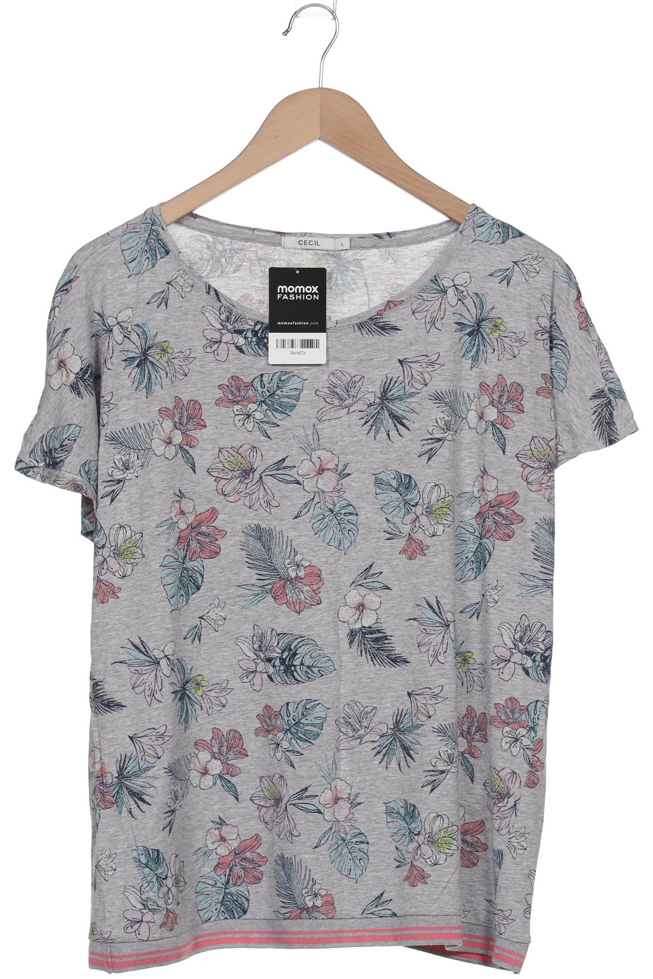 

Cecil Damen T-Shirt, grau, Gr. 42