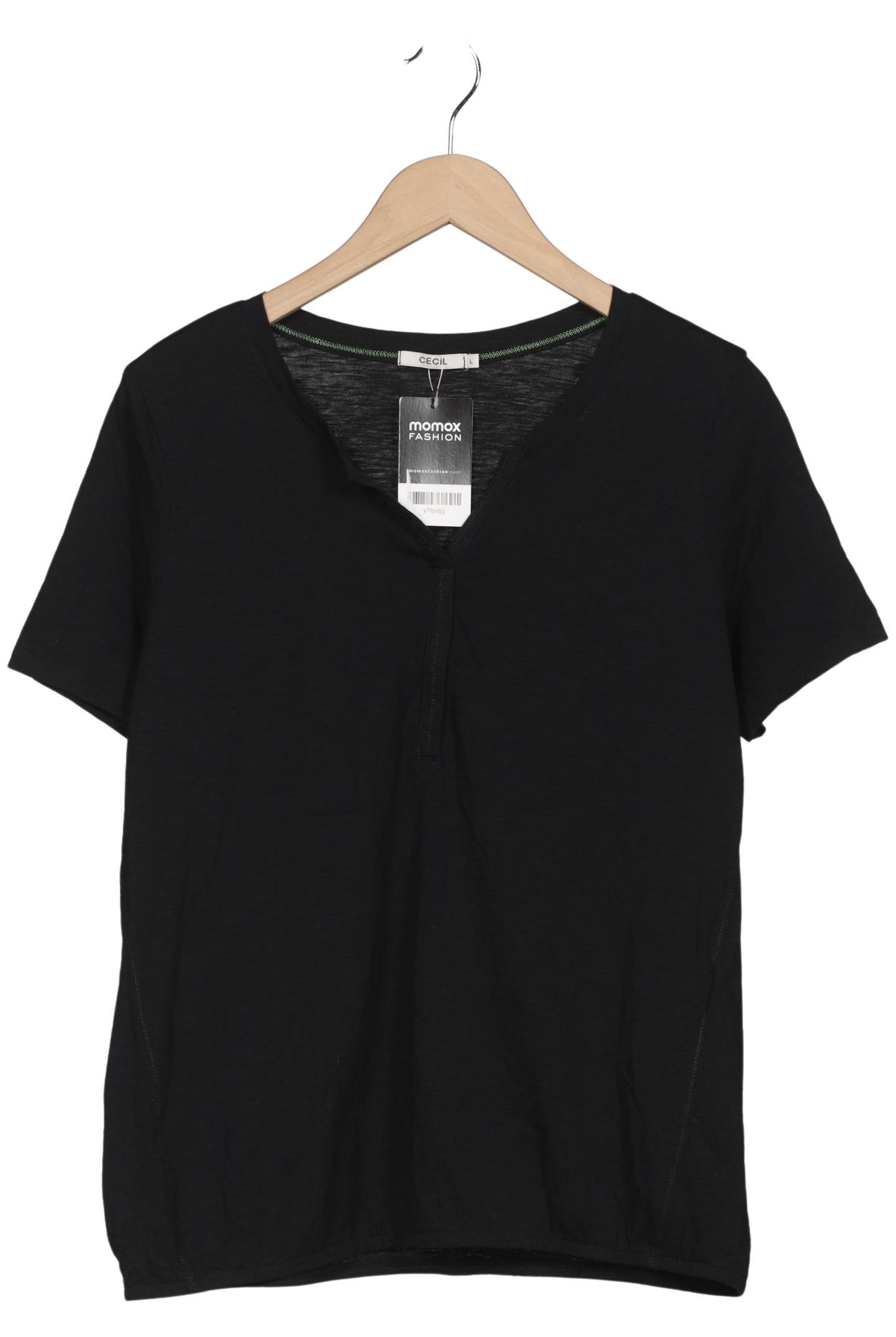 

Cecil Damen T-Shirt, schwarz, Gr. 42