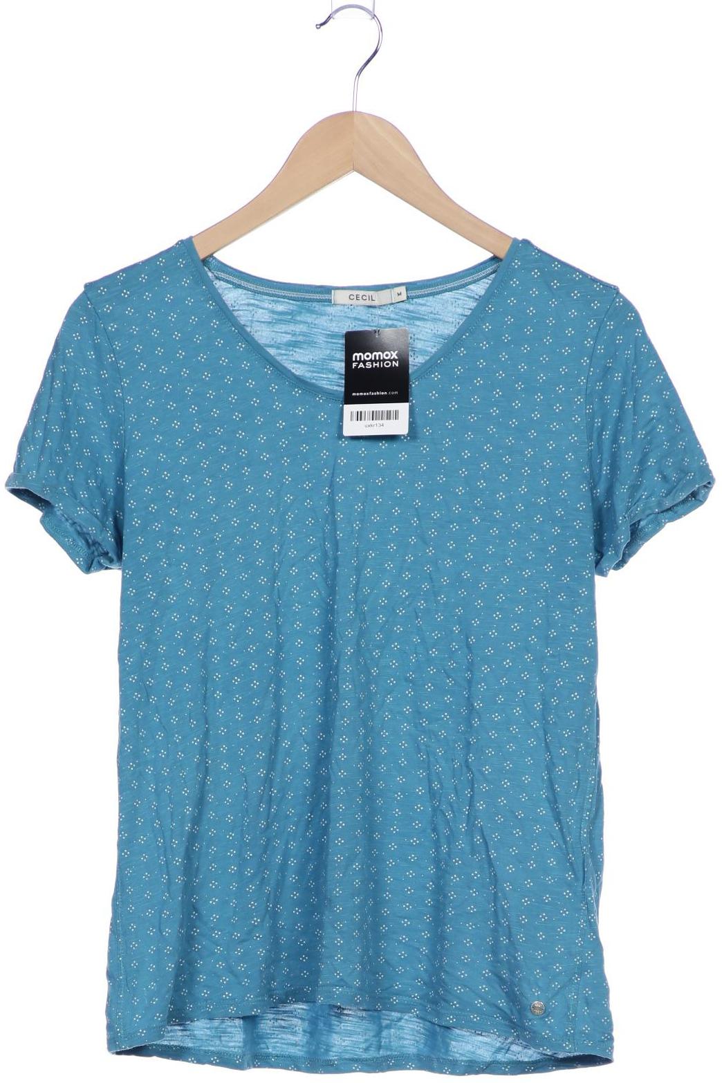 

Cecil Damen T-Shirt, blau, Gr. 38