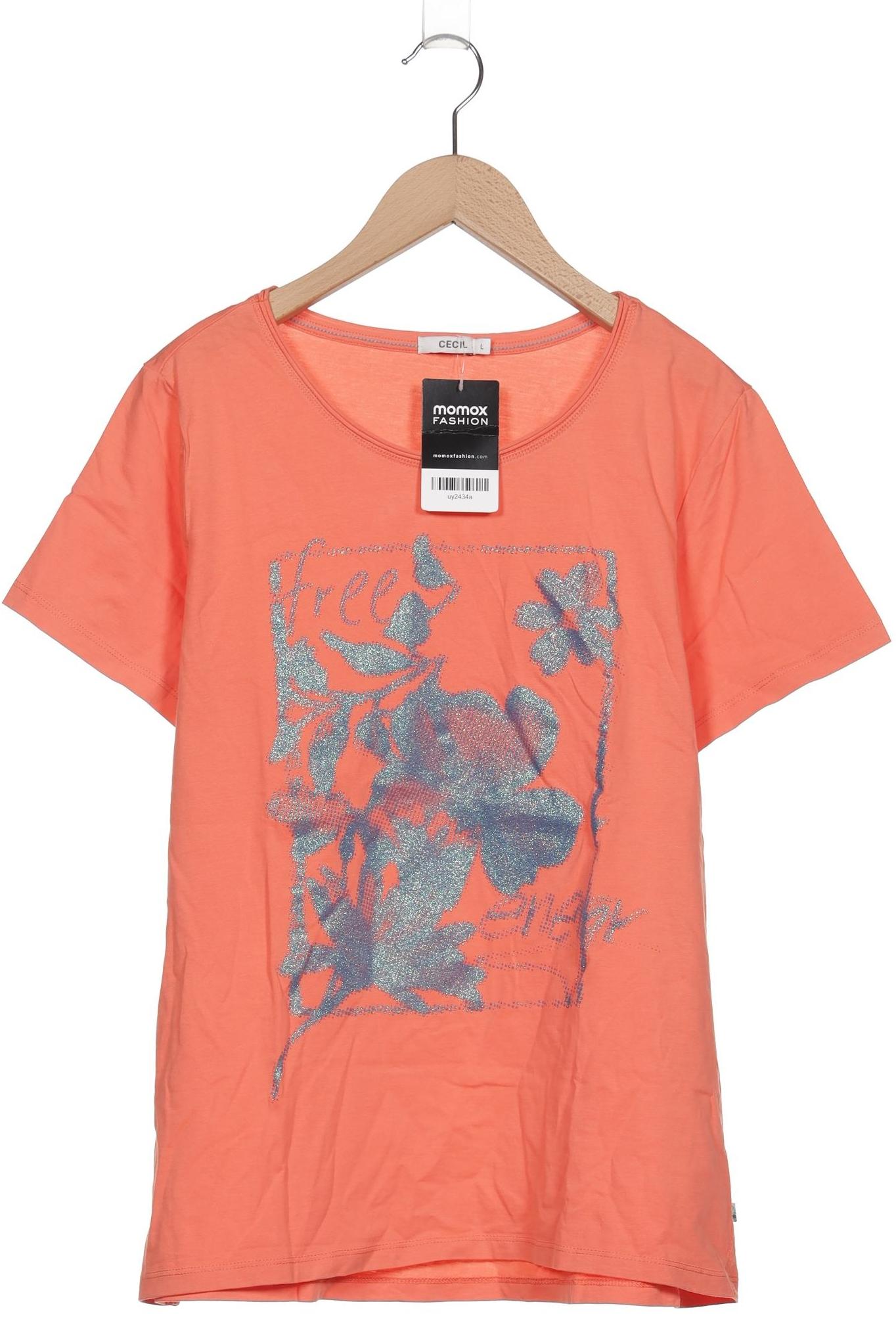 

Cecil Damen T-Shirt, orange, Gr. 42