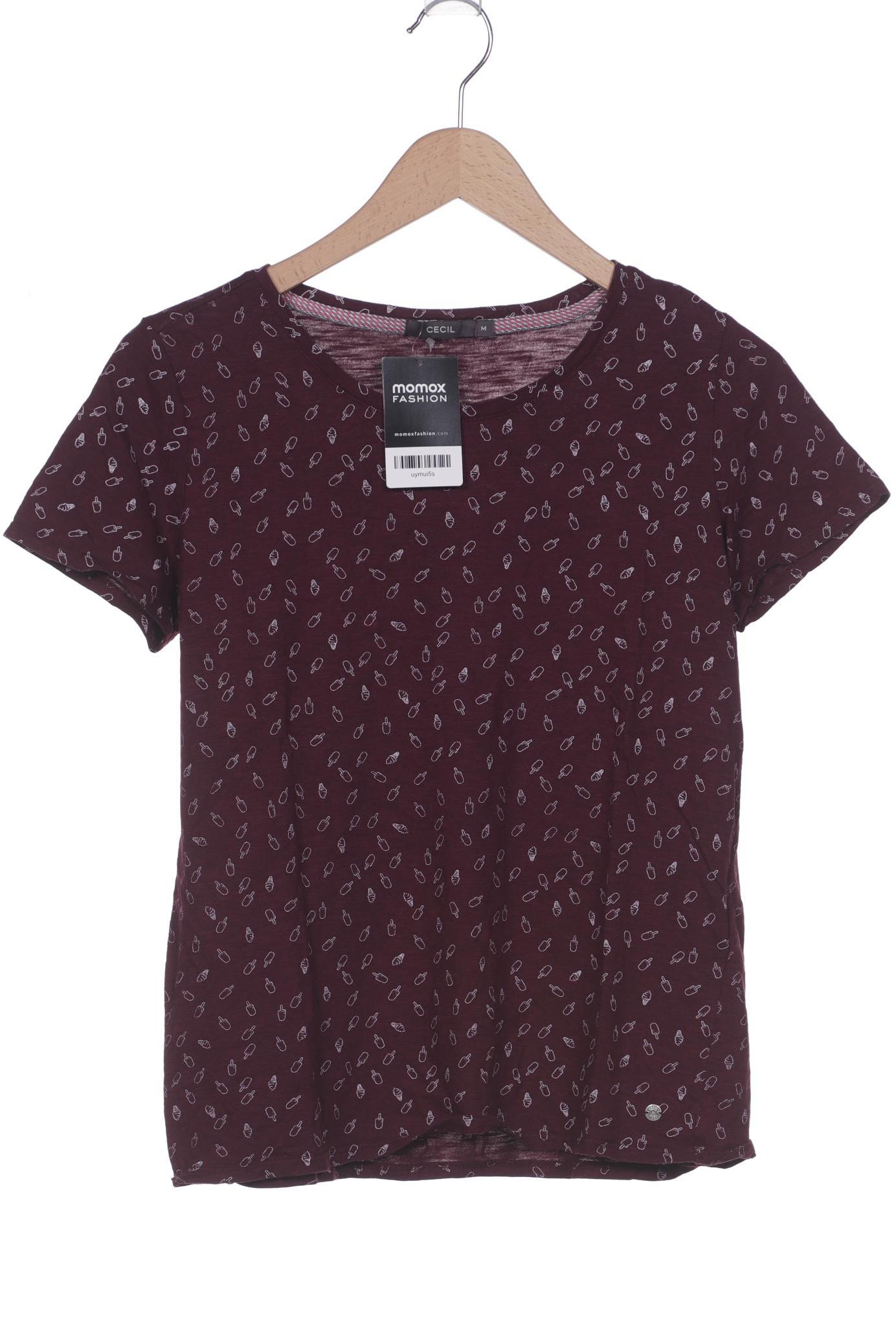 

Cecil Damen T-Shirt, bordeaux, Gr. 38