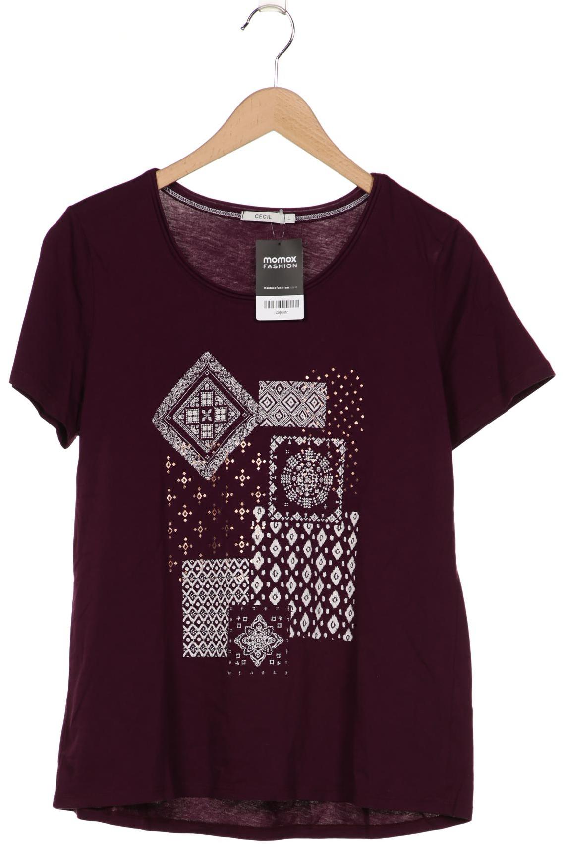

Cecil Damen T-Shirt, flieder, Gr. 42