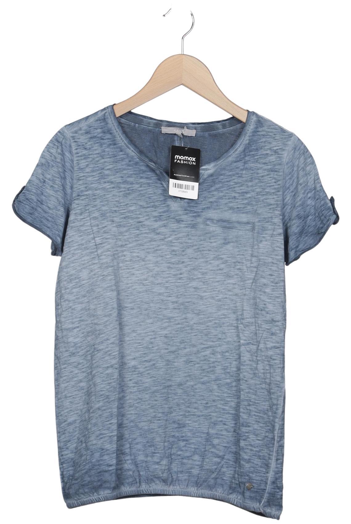 

Cecil Damen T-Shirt, blau, Gr. 36