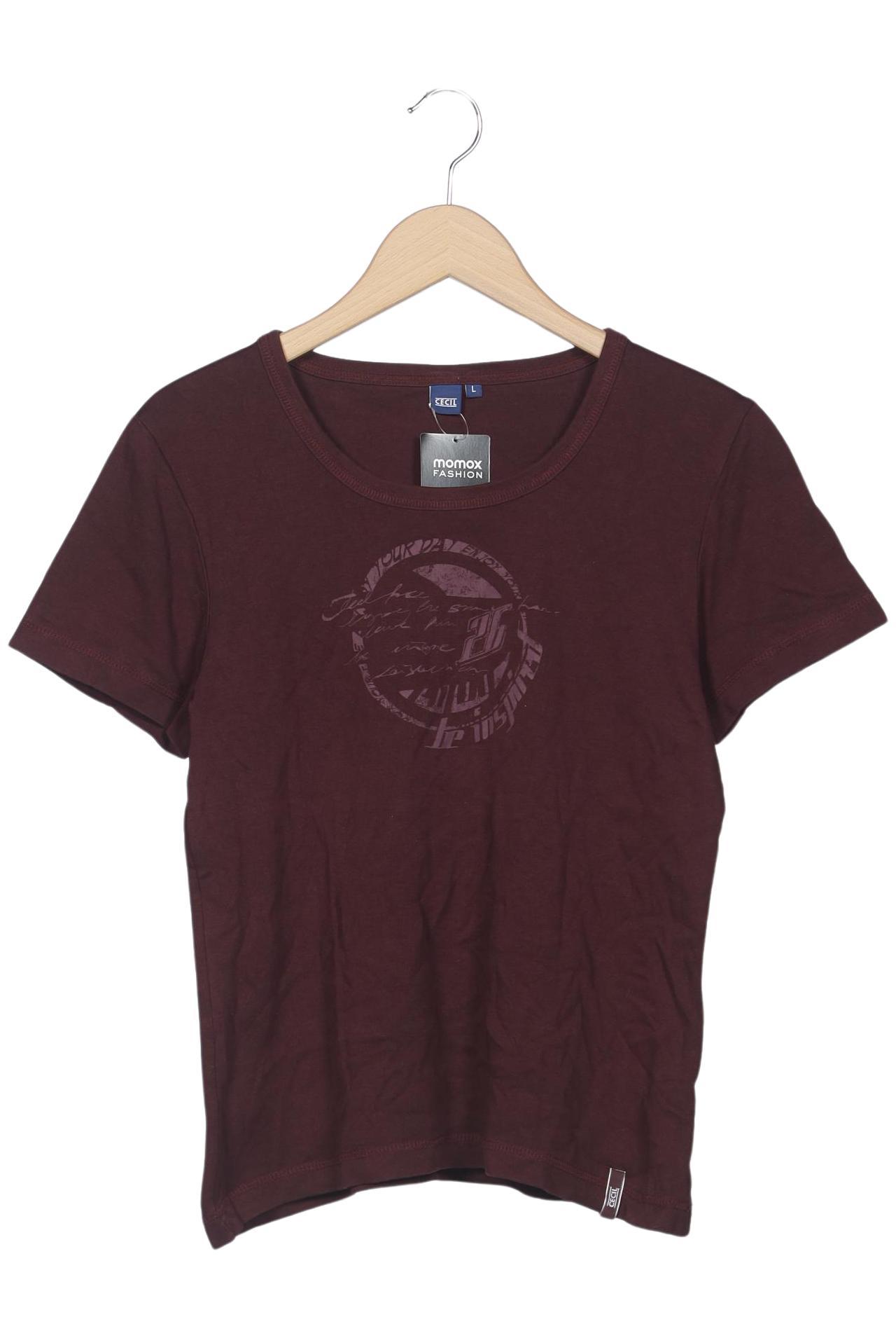 

Cecil Damen T-Shirt, bordeaux, Gr. 42