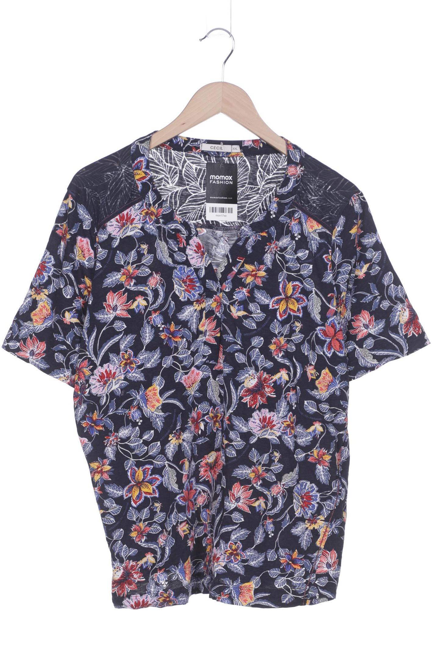 

Cecil Damen T-Shirt, marineblau, Gr. 46