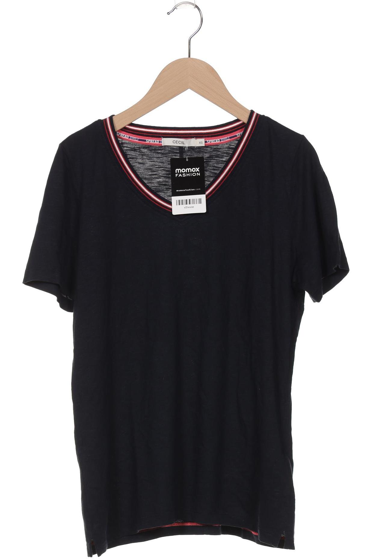 

Cecil Damen T-Shirt, marineblau, Gr. 34