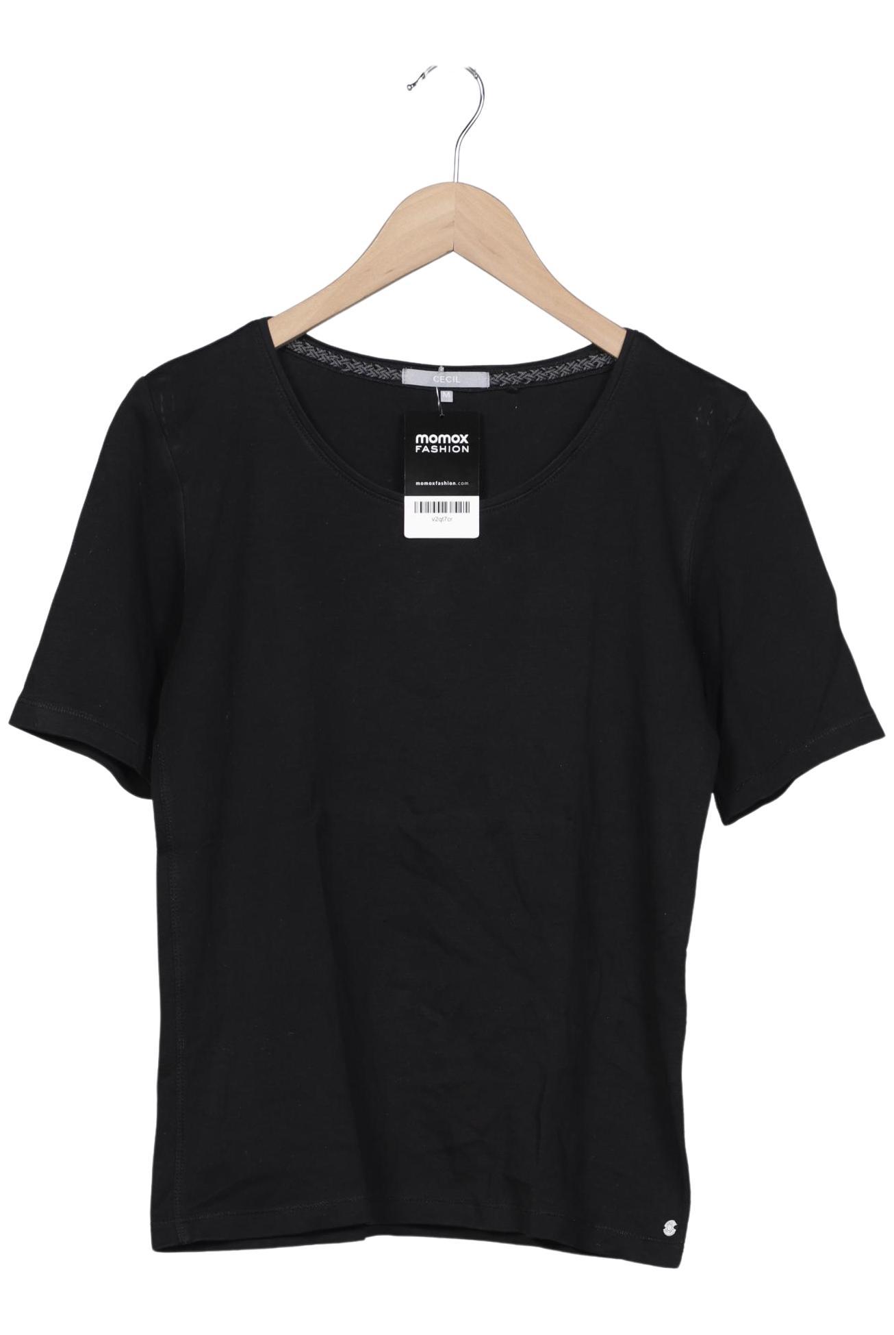 

Cecil Damen T-Shirt, schwarz, Gr. 38