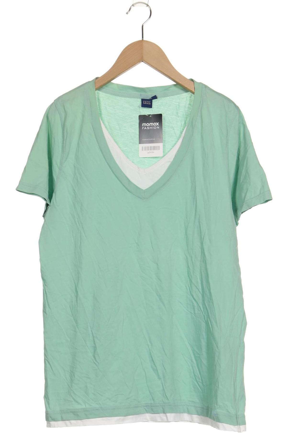 

Cecil Damen T-Shirt, hellgrün, Gr. 46