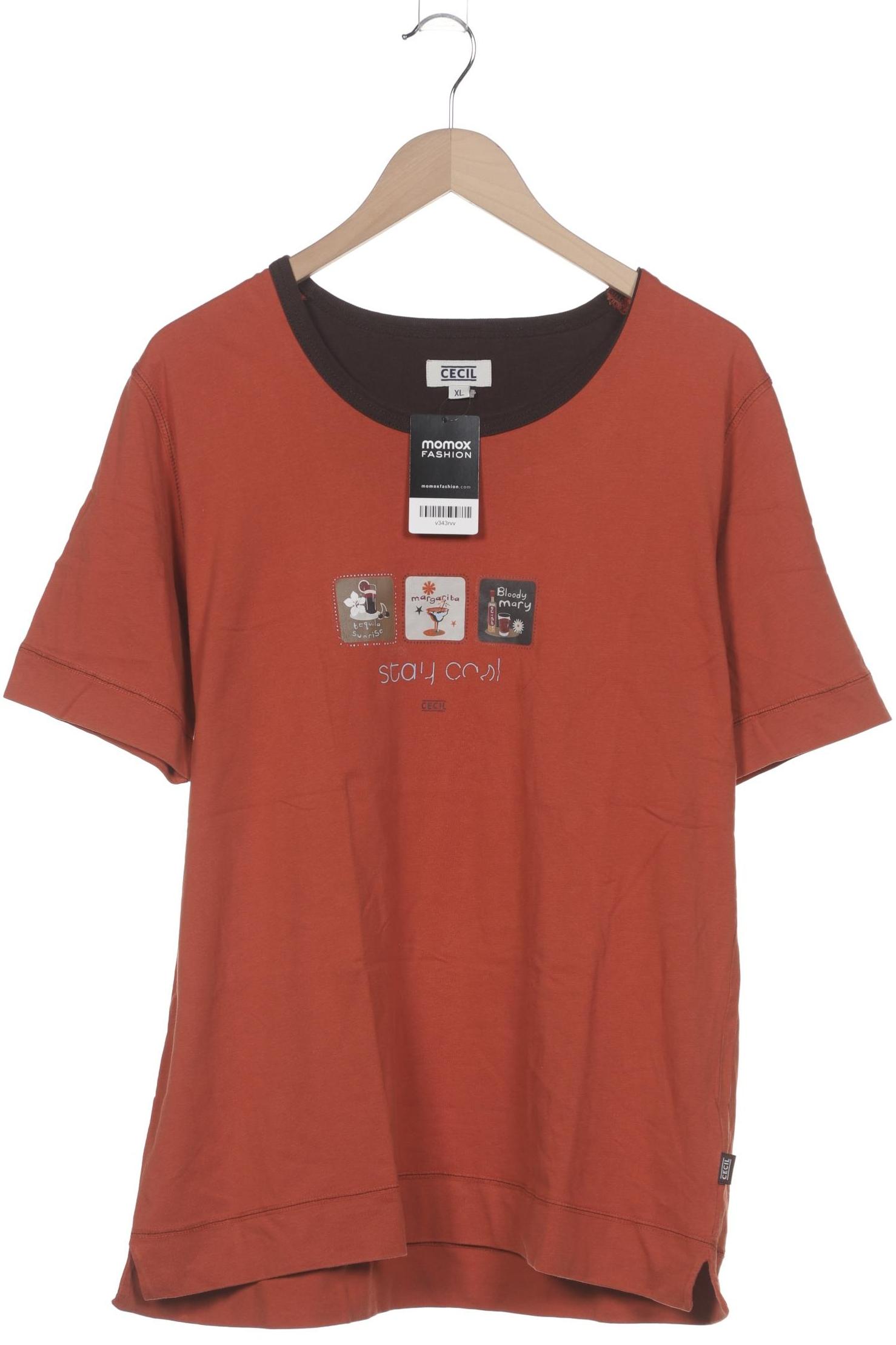 

Cecil Damen T-Shirt, orange, Gr. 44