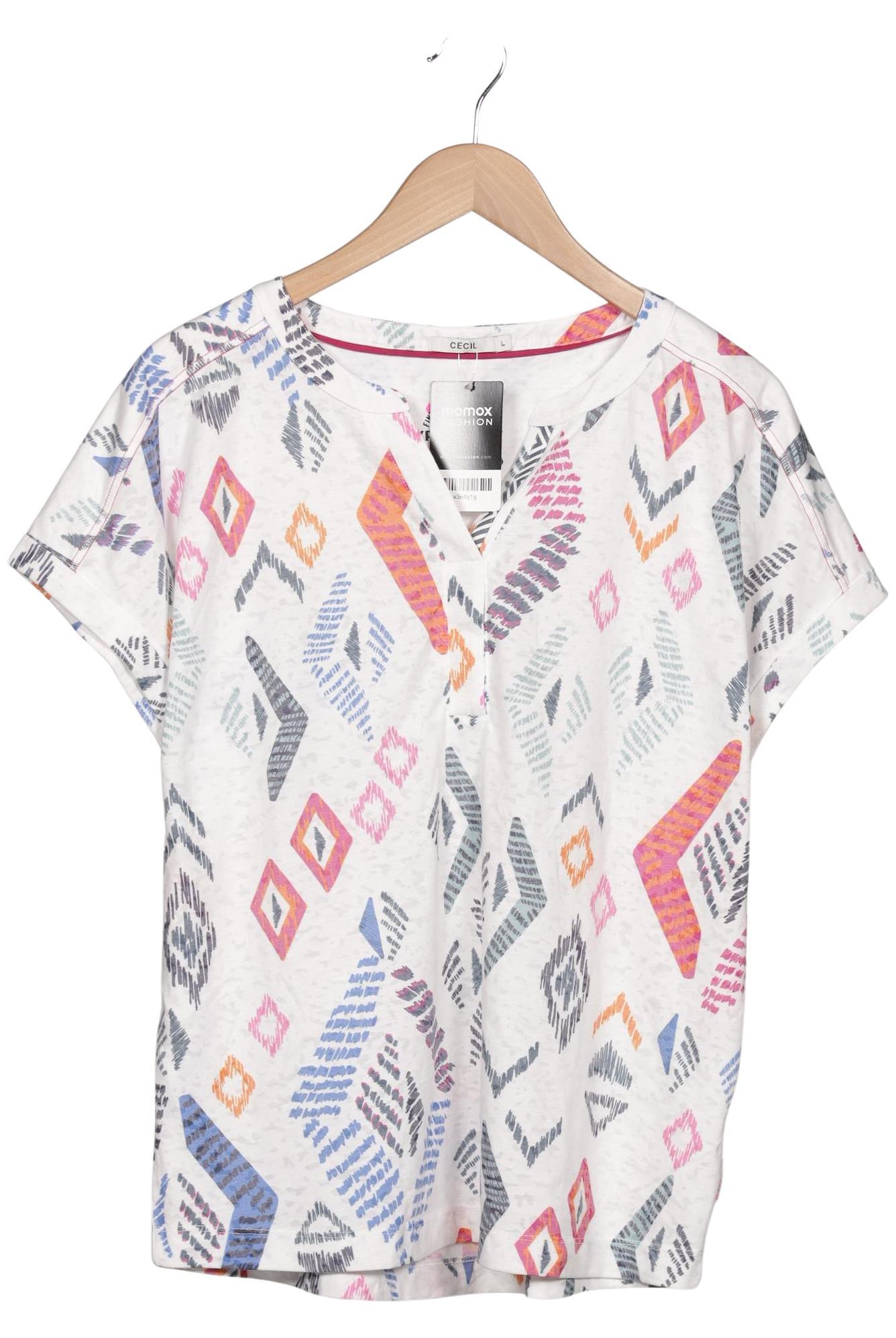 

Cecil Damen T-Shirt, weiß, Gr. 42
