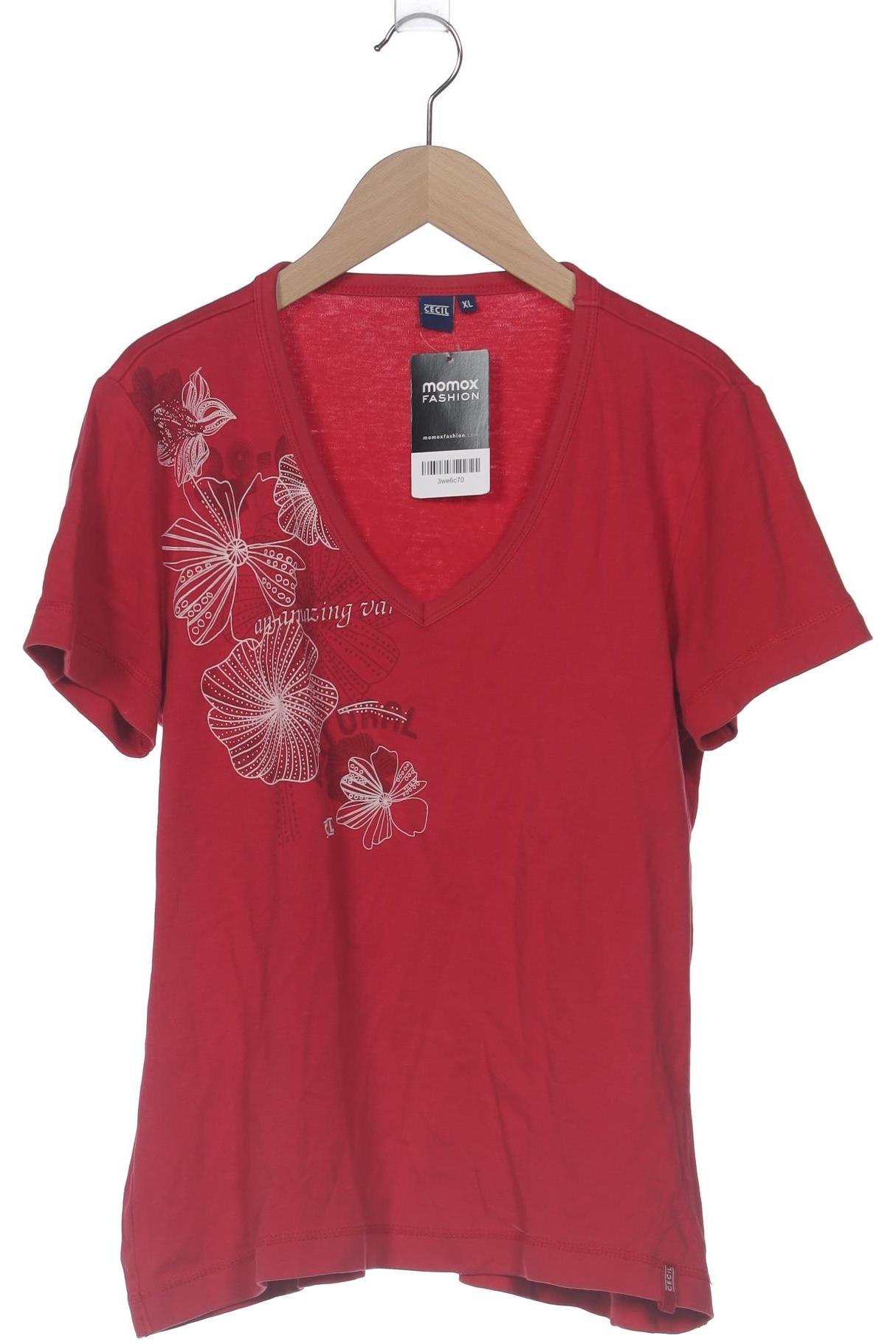 

Cecil Damen T-Shirt, rot, Gr. 44